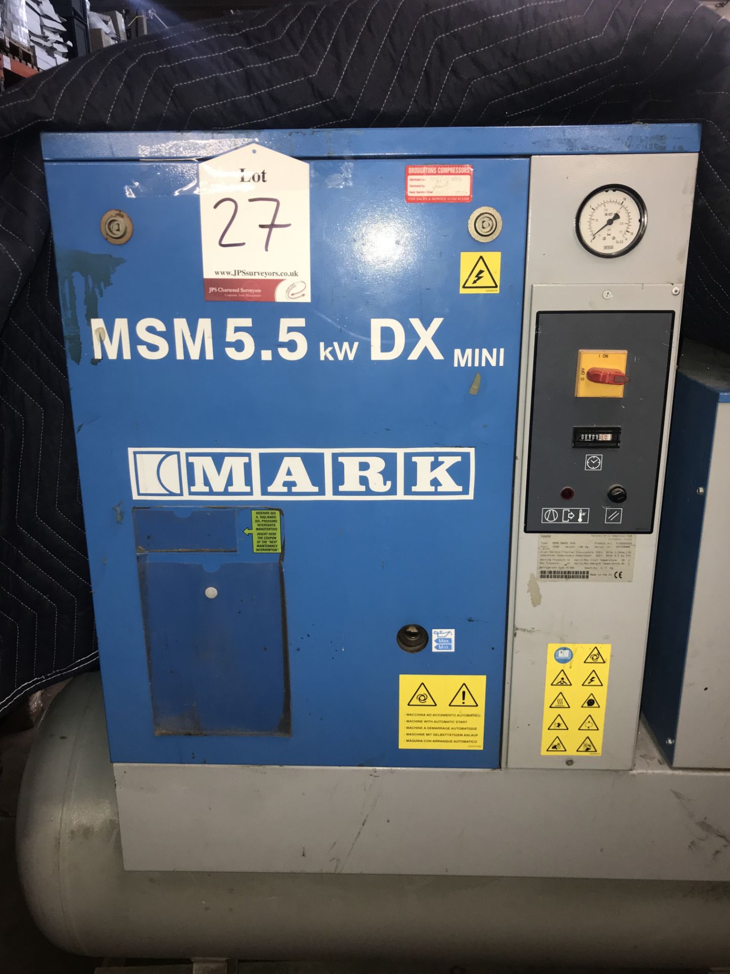 Mark MSM 5.5KW DX Mini Air Compressor | 2006 - Bild 2 aus 6