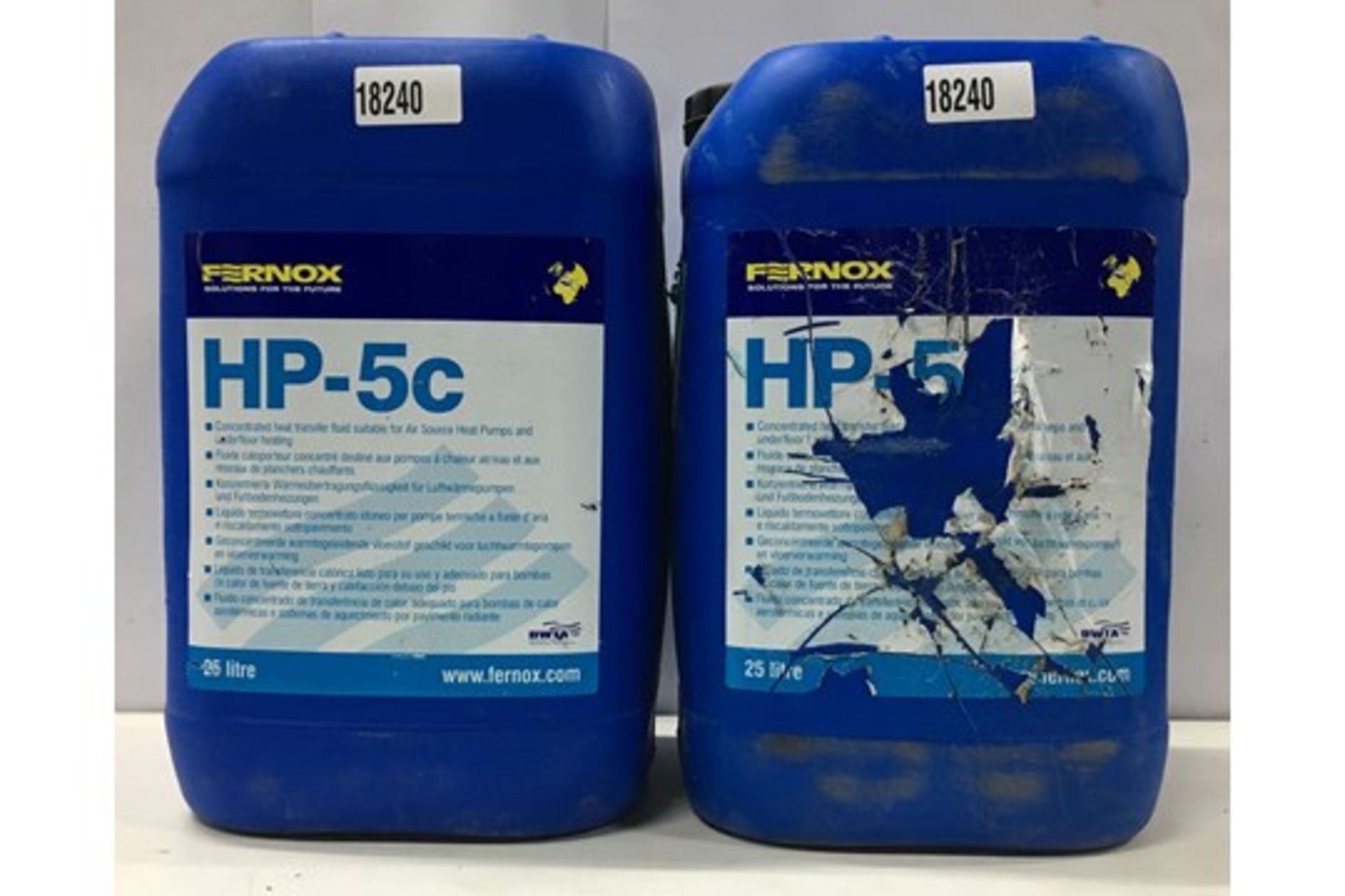 2 x Bottles of Fernox HP-5C Heat Transfer Fluid