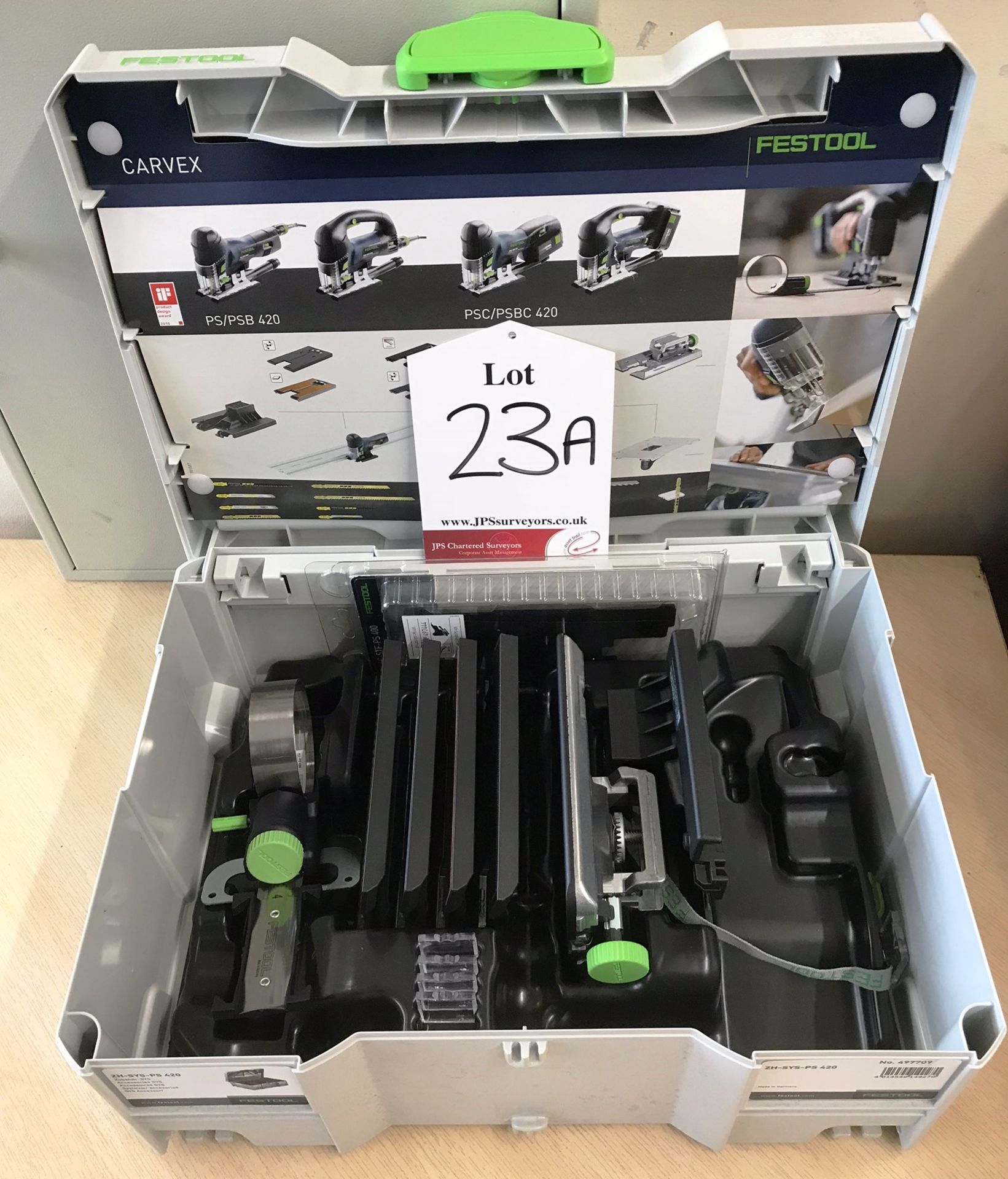 New Festool ZH-SYS-PS 420 Accessories System - White