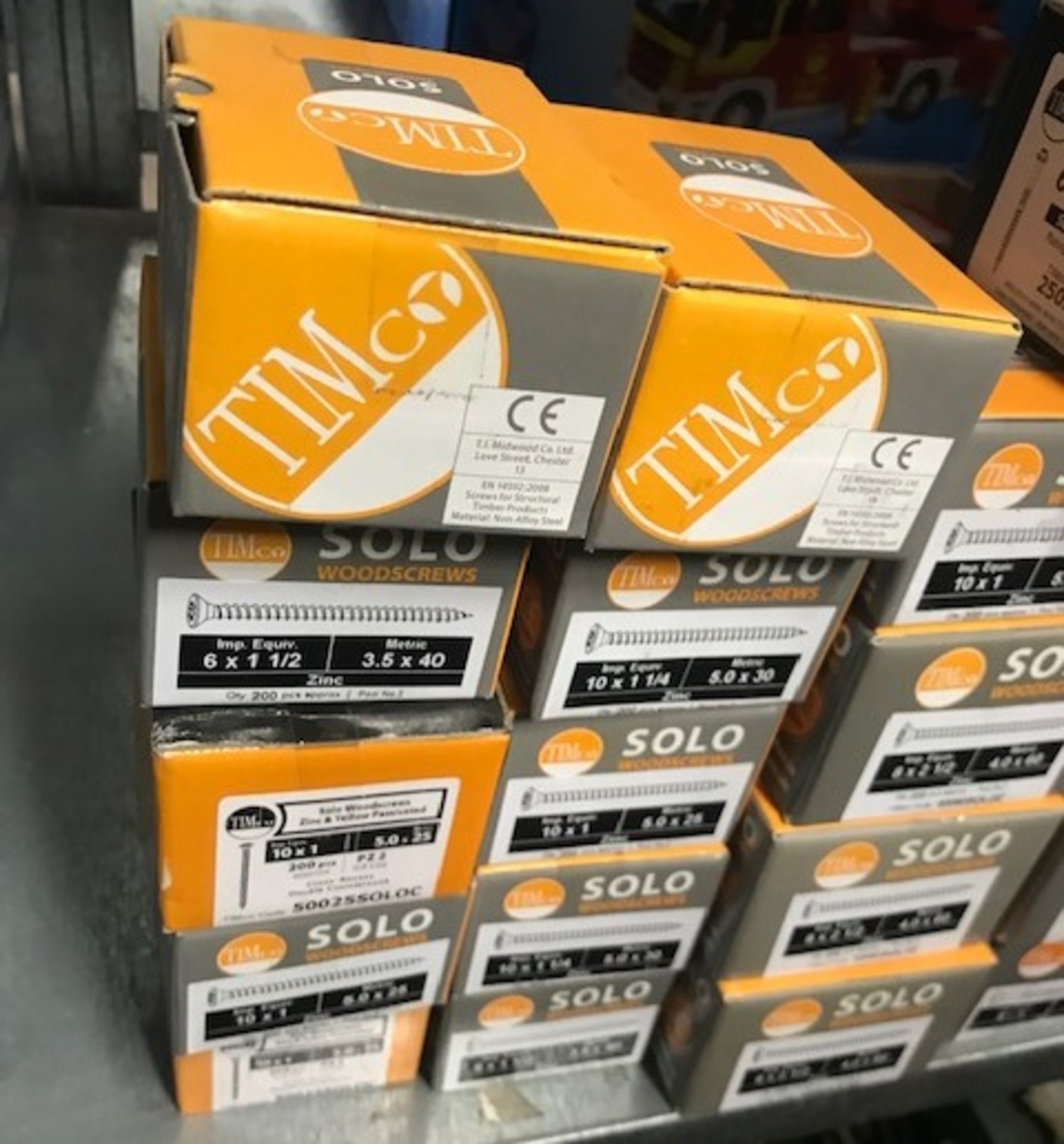 Quantity of TimCo Solo Woodscrews as per images - Bild 2 aus 4