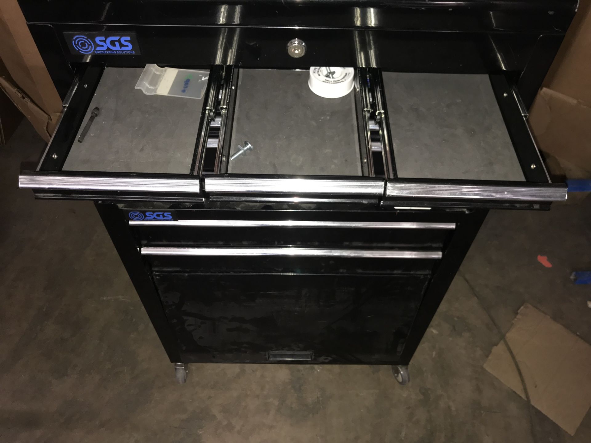 SGS Mobile 8 Drawer Tool Box Chest & Cabinet & Contents As Pictured - Bild 5 aus 11