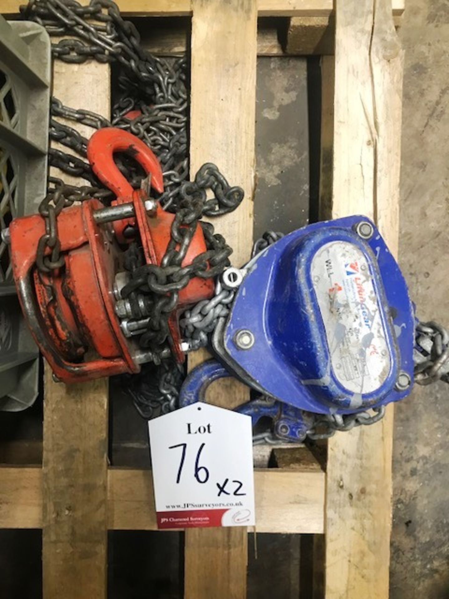 2 x Heavy Duty Hydraulic Lifting Winches