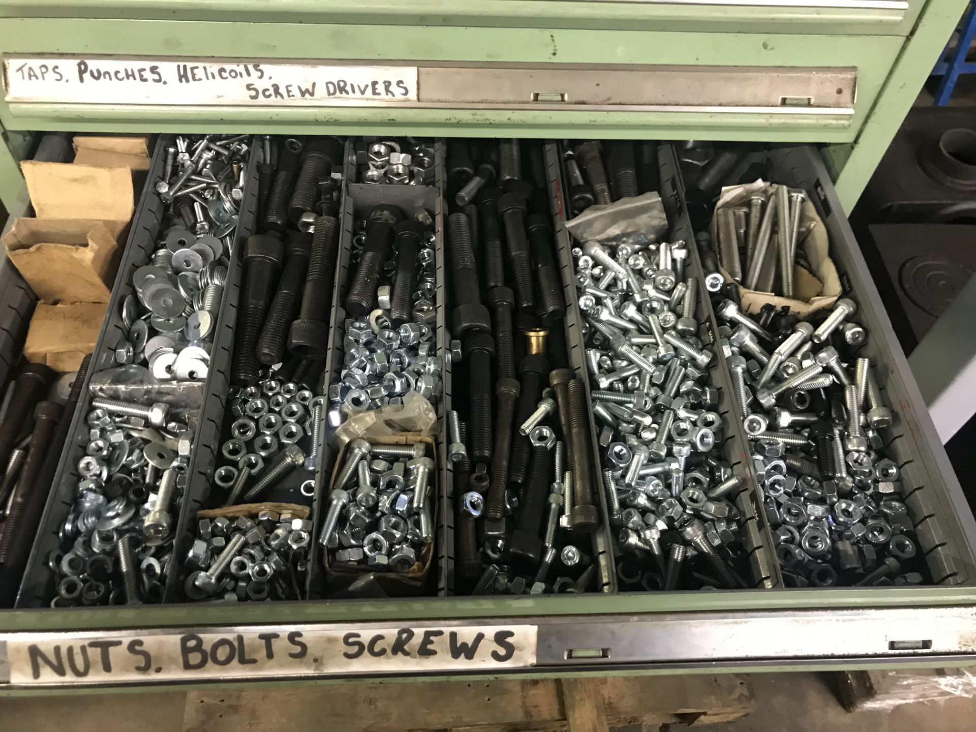 11 Drawer Tool Cabinet w/ Contents As Pictured - Image 3 of 8