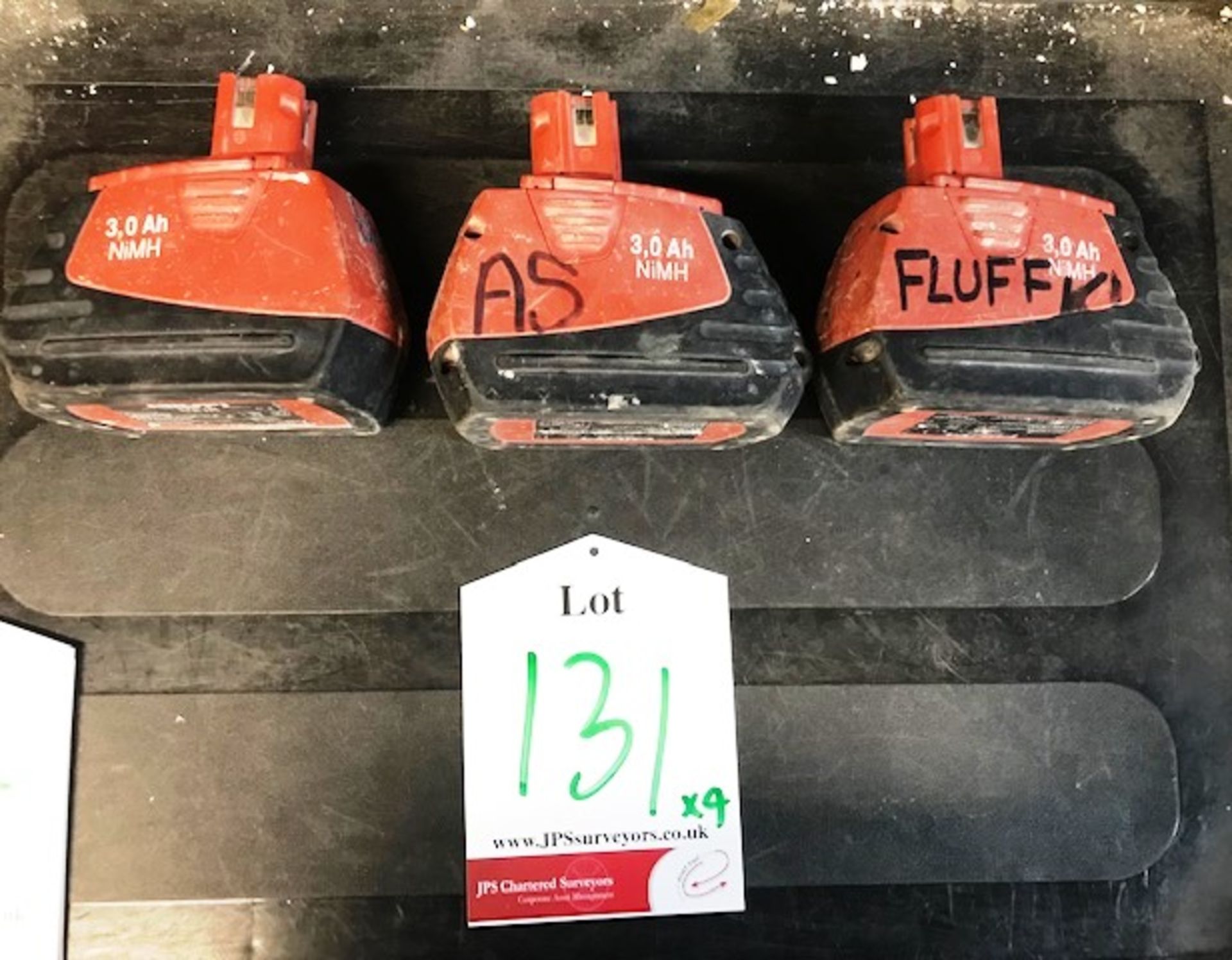 3 x Hilti SFB185 Batteries