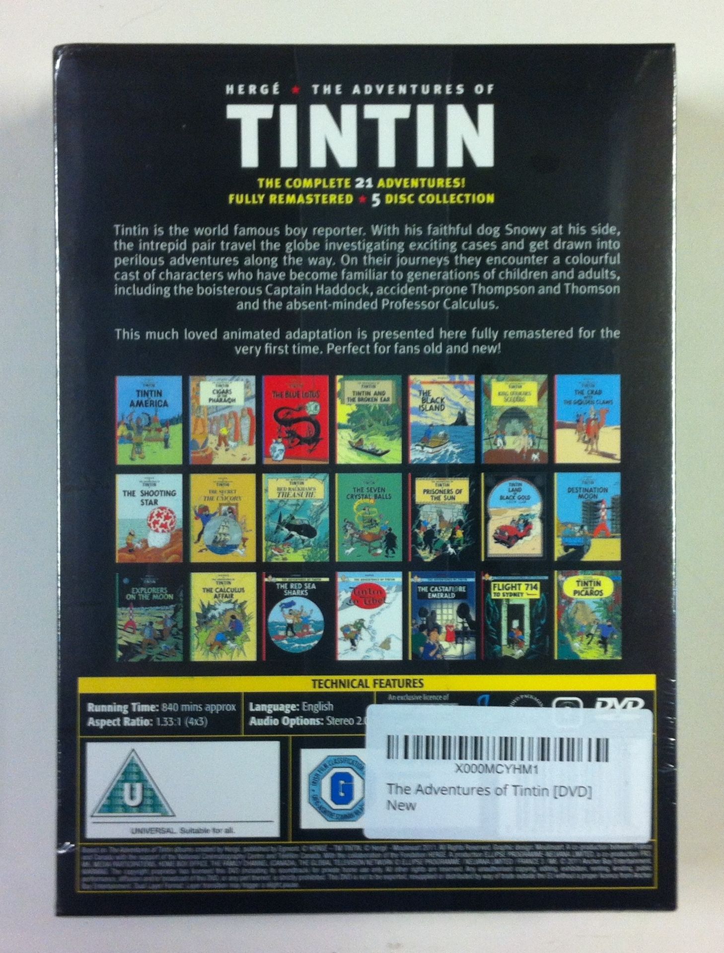 34 x Herge: The Adventures of TinTin - The Complete Collection of all 21 Adventures | RRP: £4.95 - Image 2 of 2