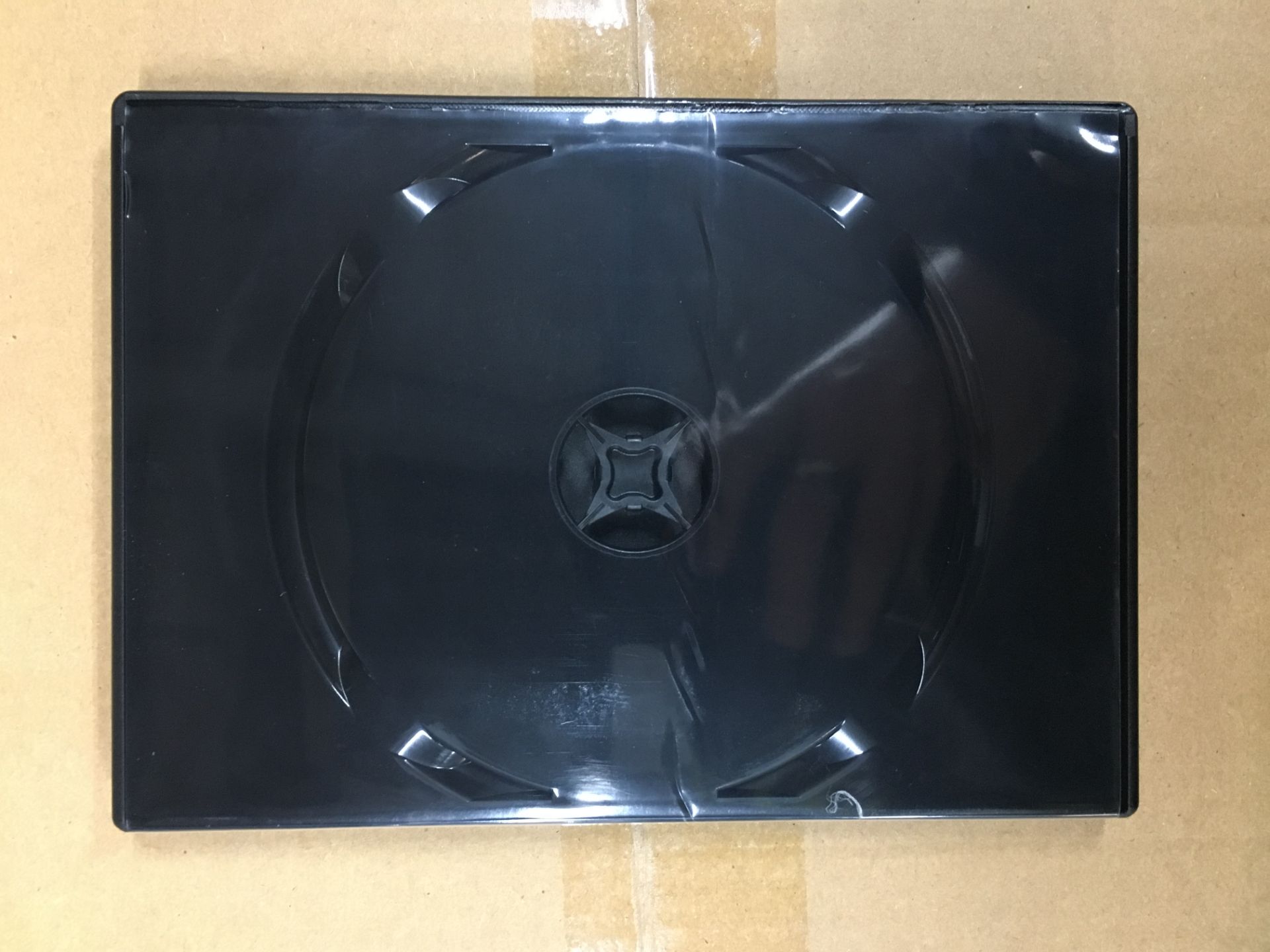 1800 x Blank, Black DVD Cases