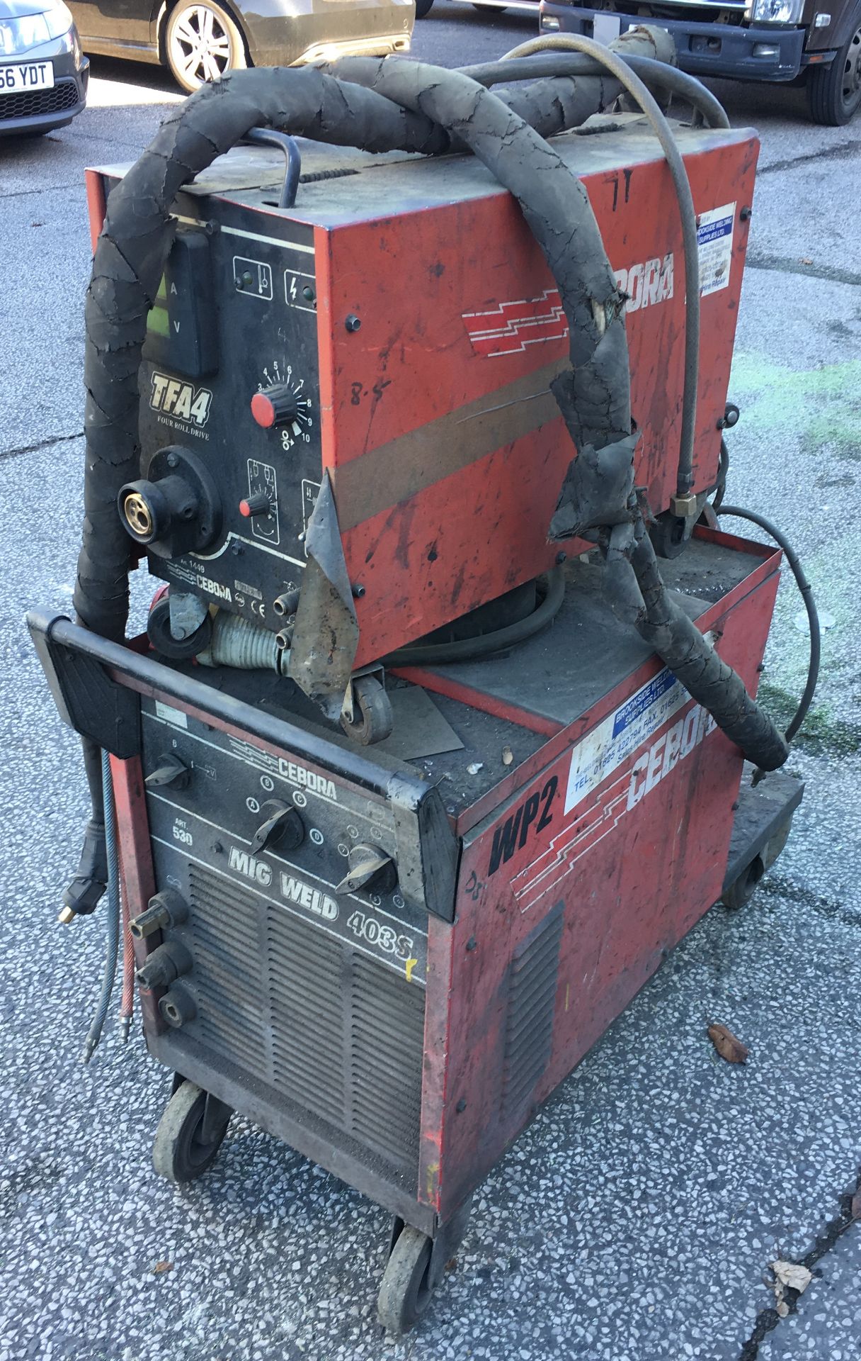 Cebora 403S MIG Welder w/ TFA4 Wire Feeder