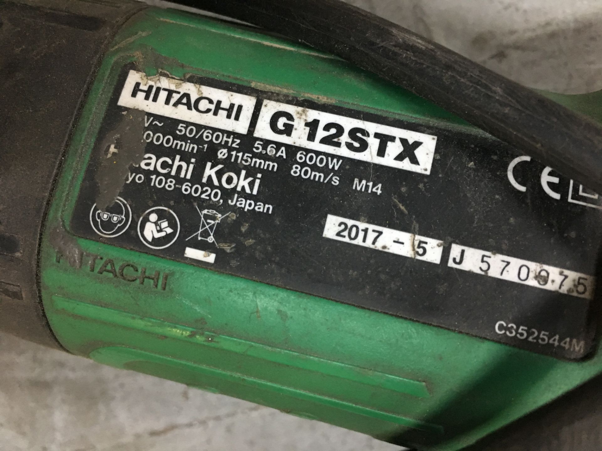 2 x Hitachi Angle Grinders - Bild 2 aus 3