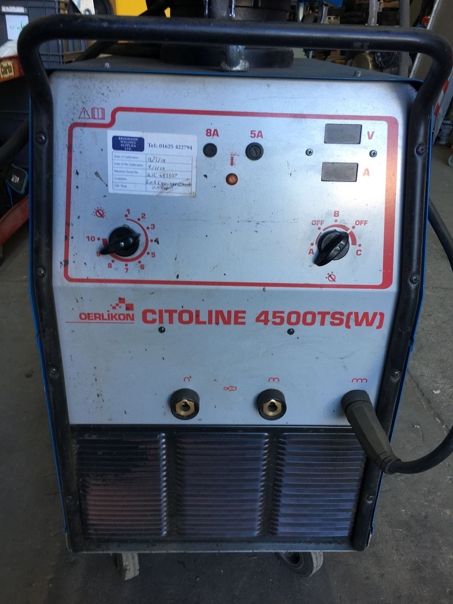 Oerlikon Citoline 4500TS(W) MIG Welder W/ Wire Feeder - Bild 3 aus 7