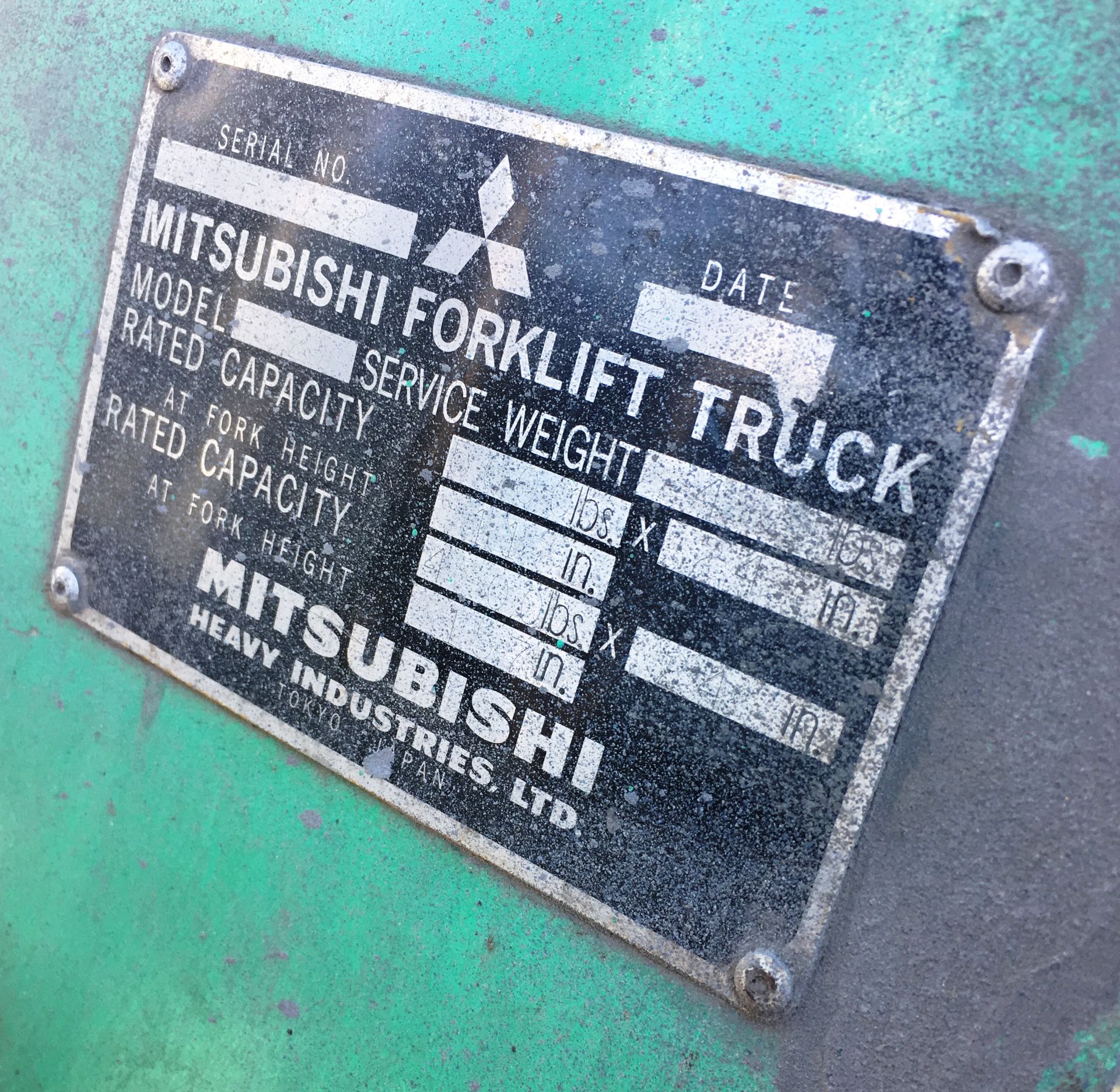 Mitsubishi FC25 Gas Forklift | Hours: 2784 - Image 6 of 7