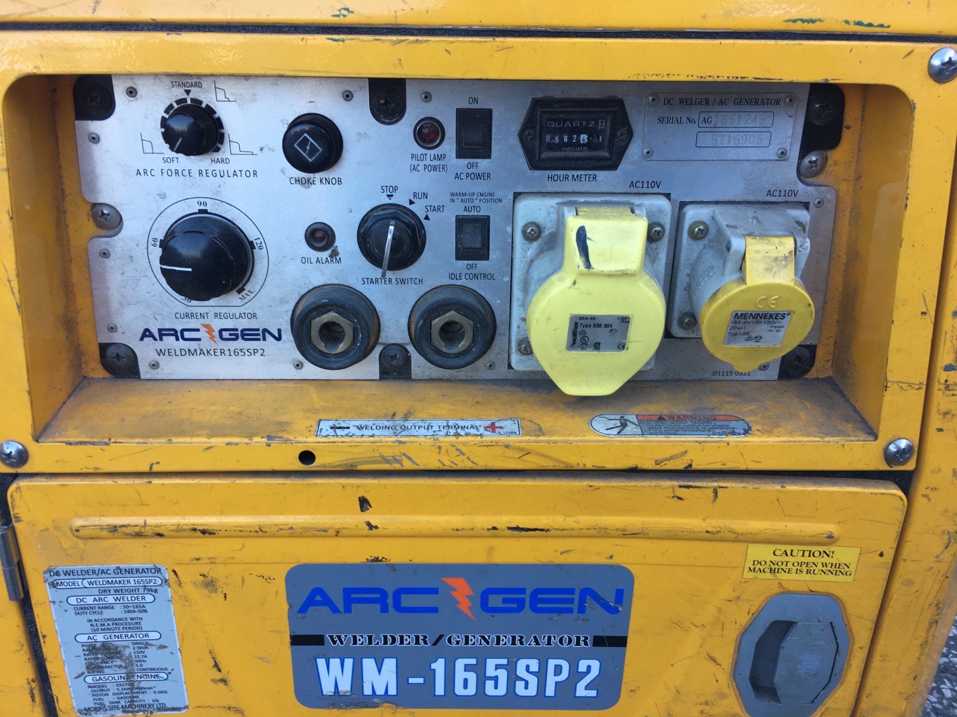 ArcGen Weldmaker 165SP2 Welder Generator - Bild 5 aus 8