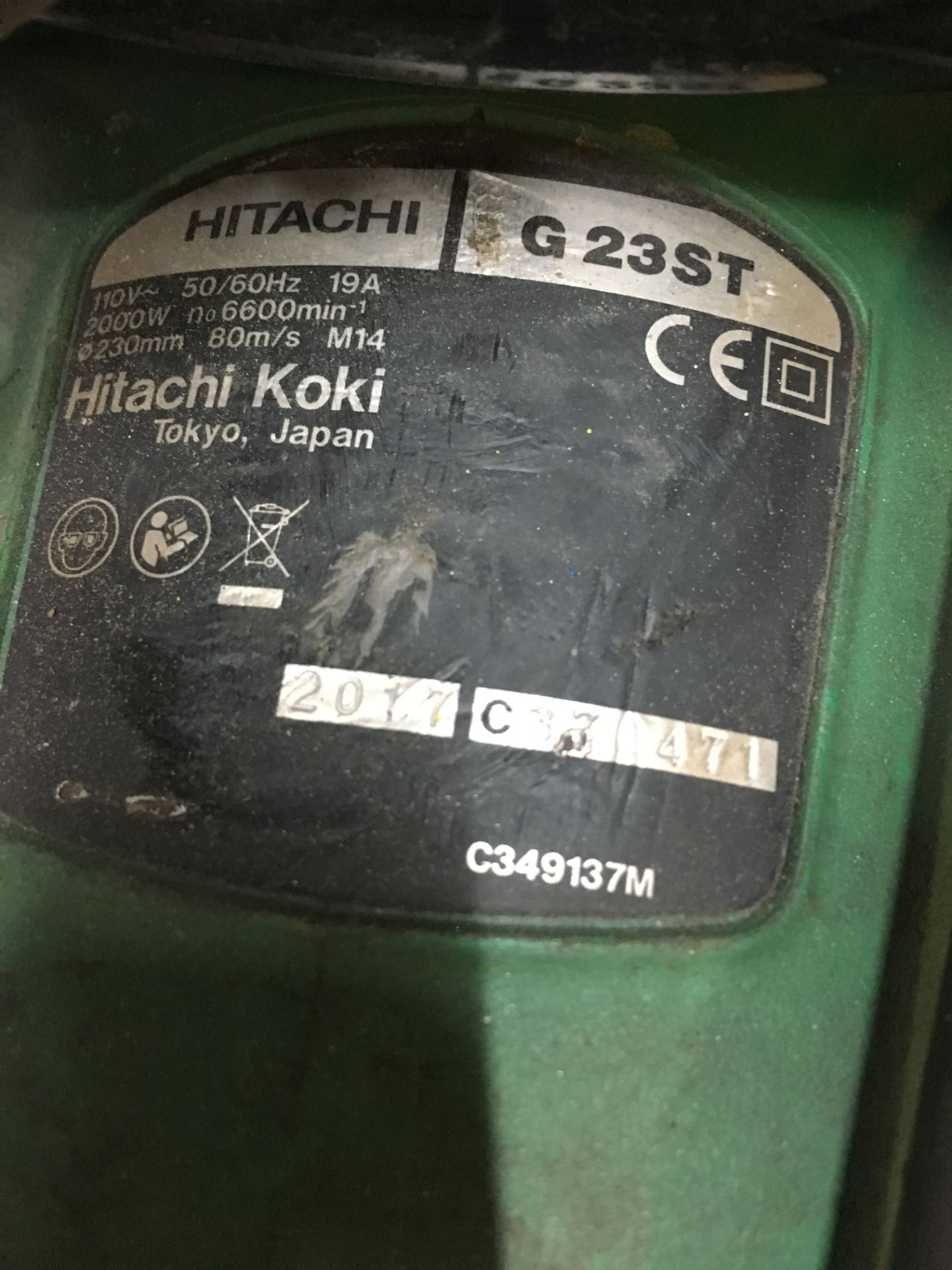 2 x Hitachi Angle Grinders - Bild 3 aus 3