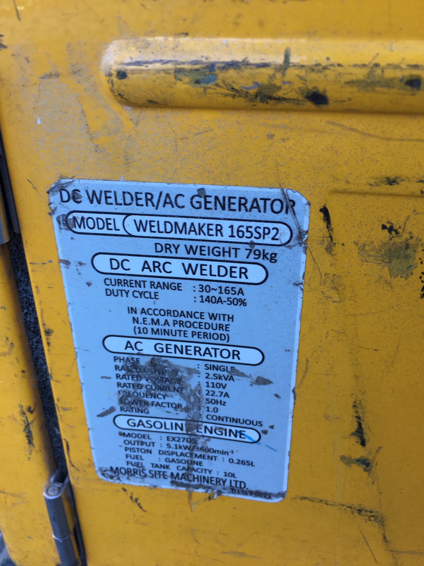 ArcGen Weldmaker 165SP2 Welder Generator - Bild 8 aus 8