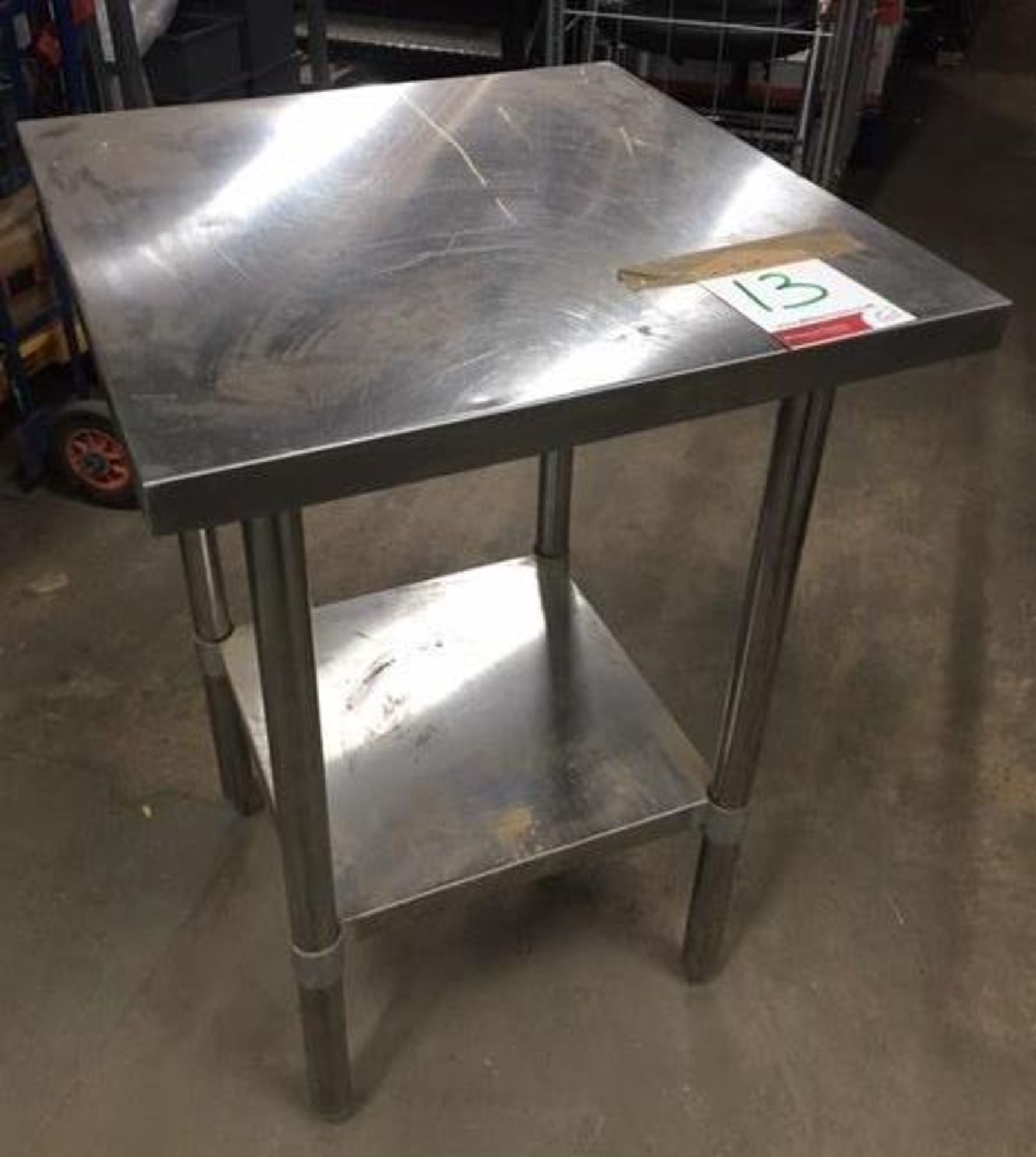 Stainless Steel Preparation Table w/ Undershelf