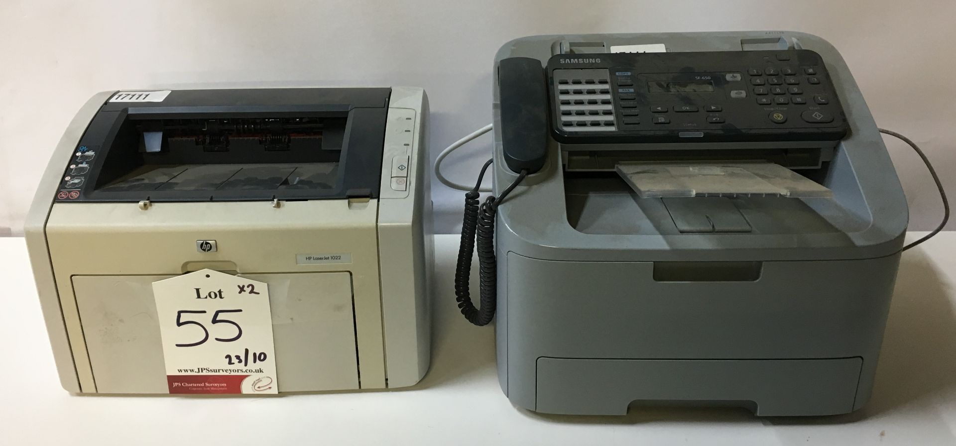 HP laserjet printer & Samsung fax machine