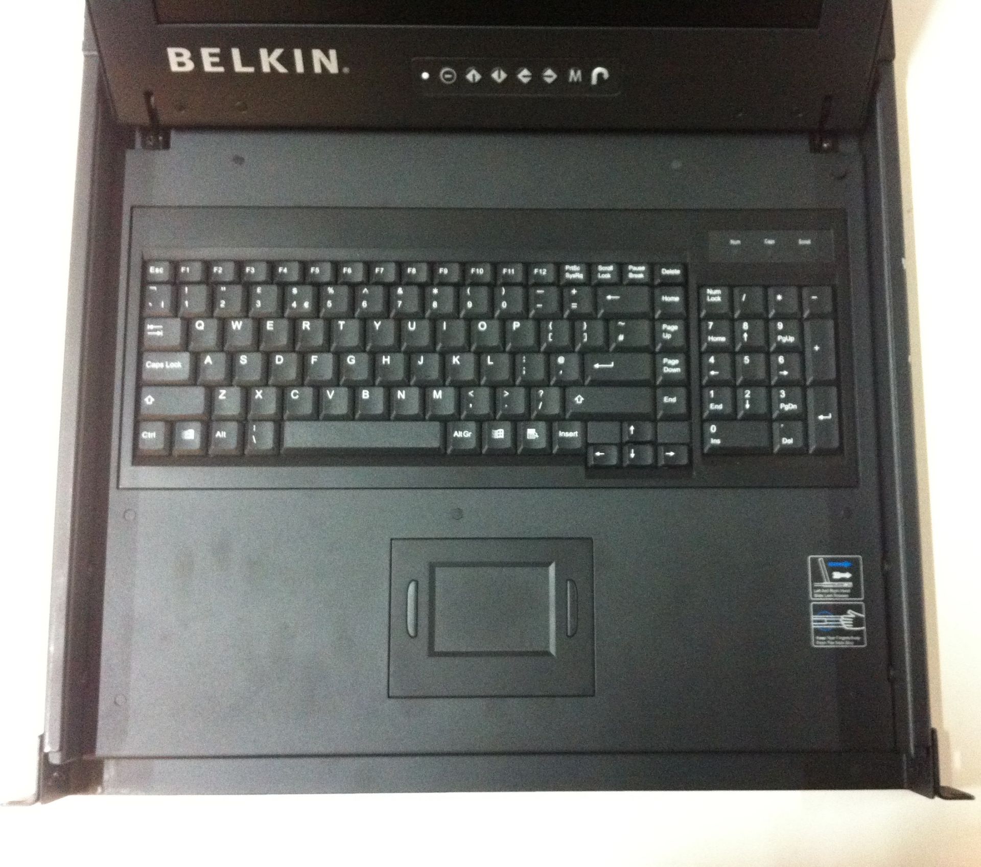 Belkin 17" LCD Rack Console with 8 Port KVM Switch - Image 3 of 5