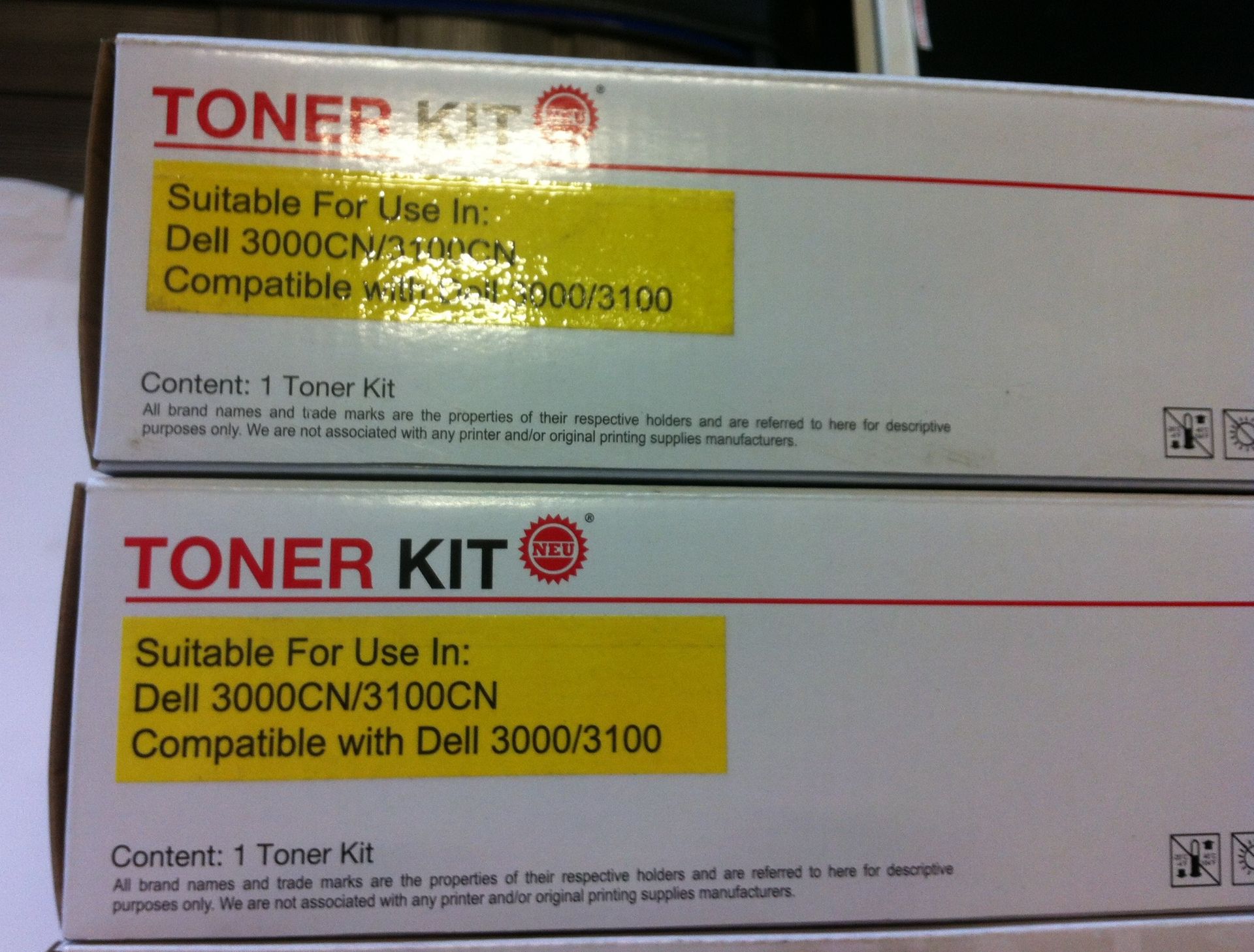 5 x Various coloured toner cartridges for Dell equipment. - Image 2 of 4