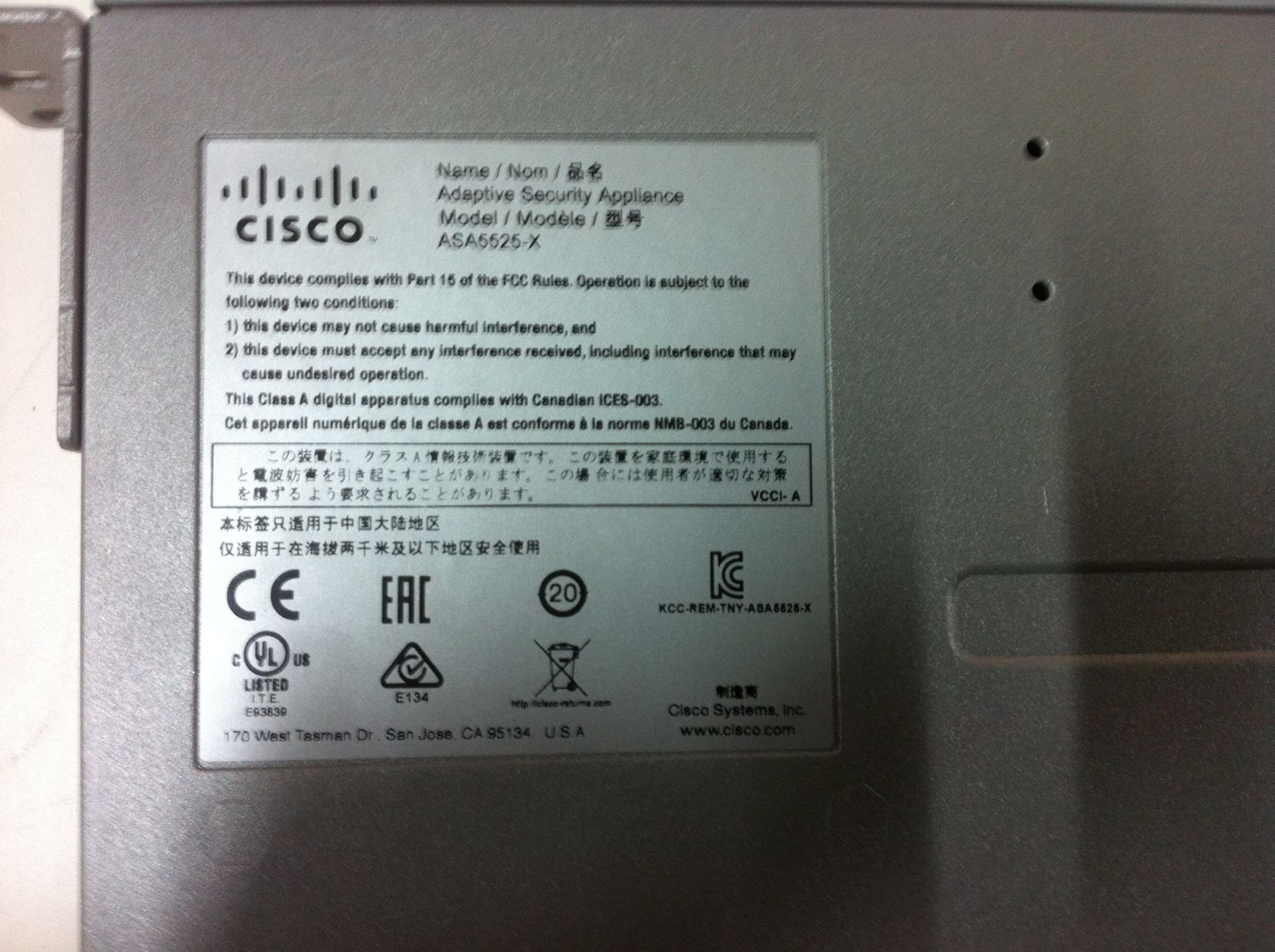 Cisco security appliance - Image 3 of 3