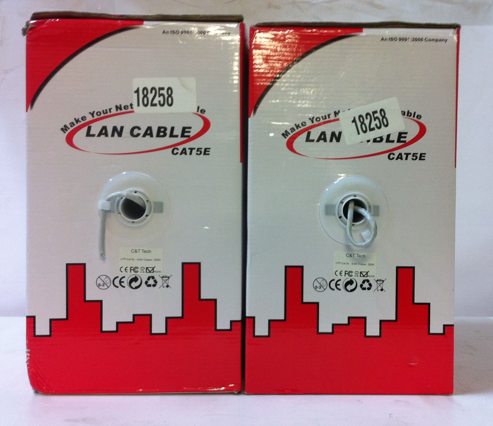 2 x Boxes Cat 5E Lan Cable