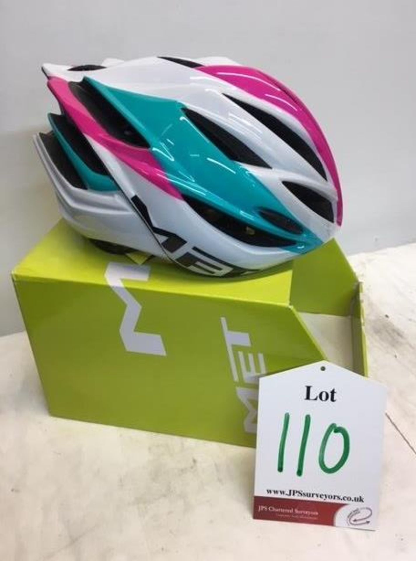 Met Forte White/Pink Cycling Helmet | 58-62cm | 2015 | RRP £50.00