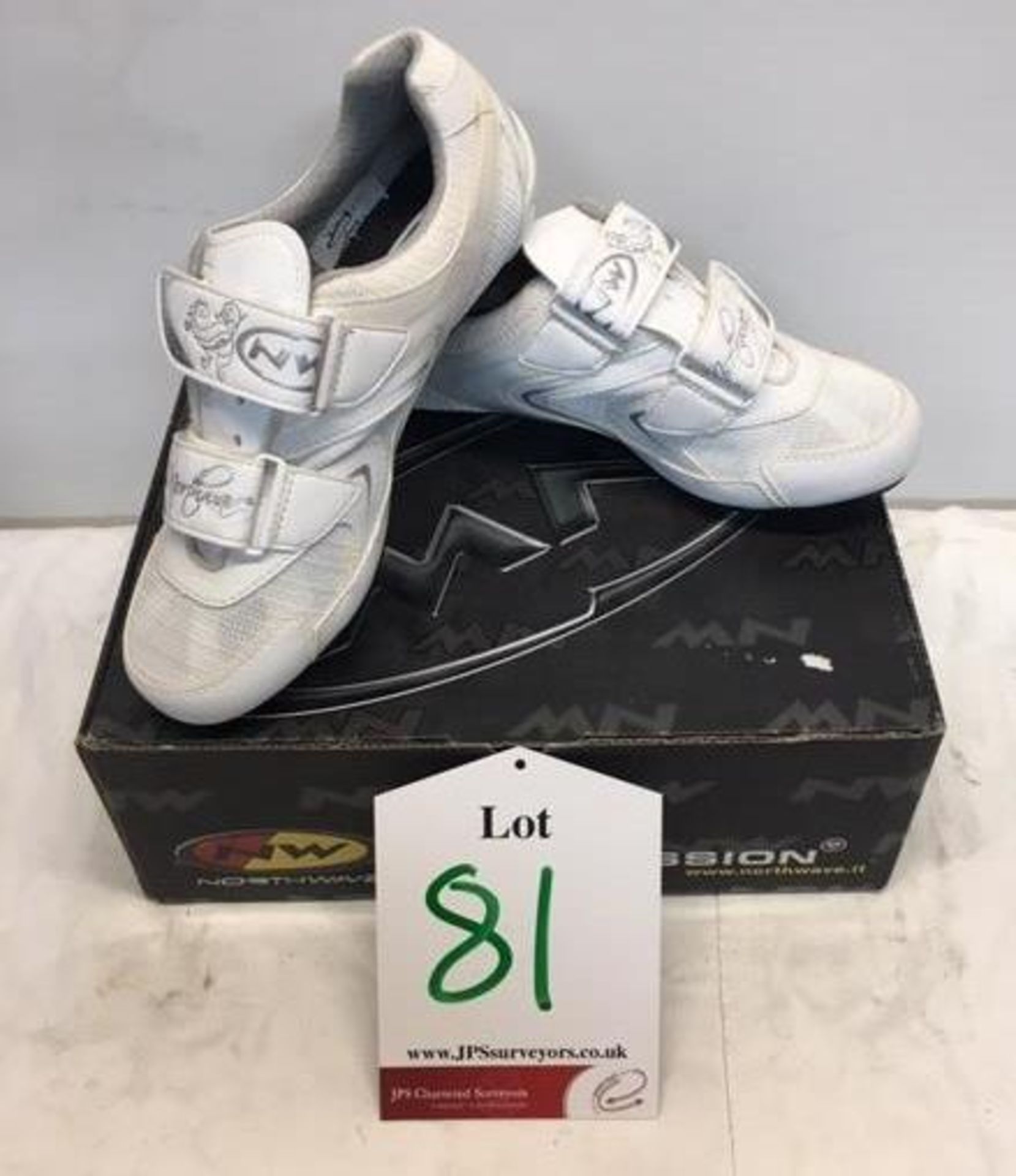 Northwave Ladies Eclipse Cycling Boots in White/Silver | EUR 39 | RRP £50.00