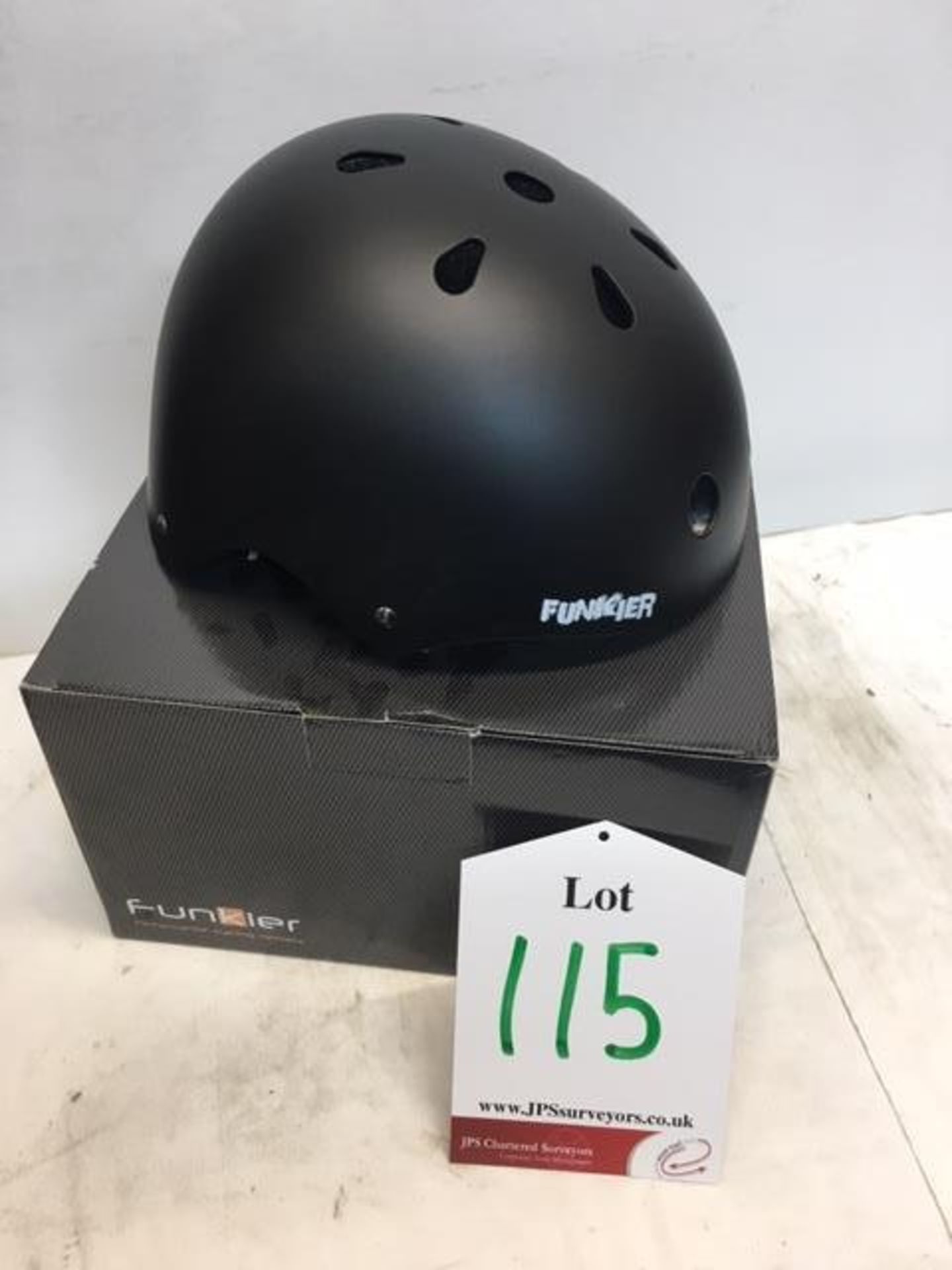 Funkier Capella BMX/Urban Helmet in Black | 54-58cm | RRP £12.75