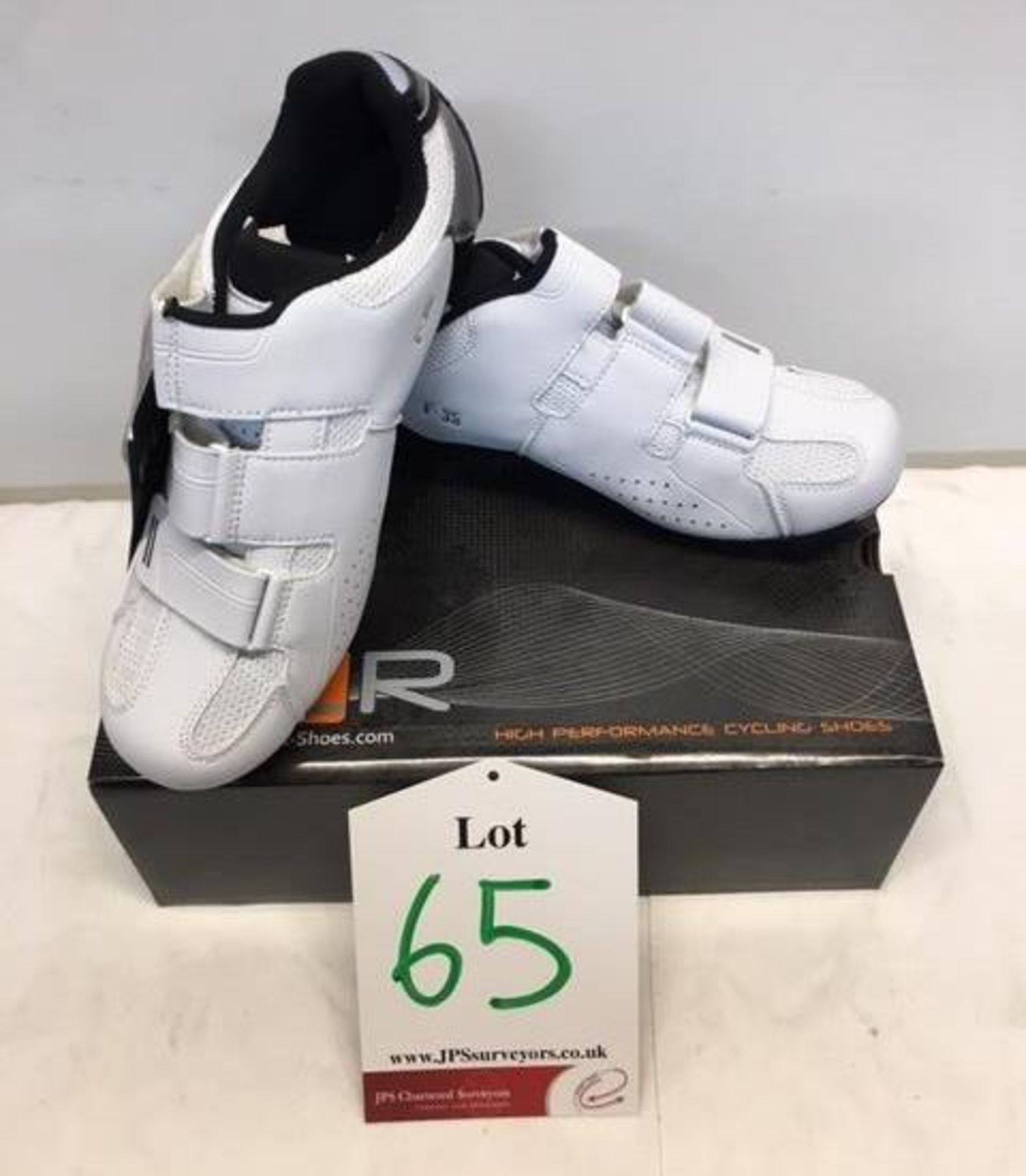 FLR F-35.III Road Shoes in Matt White/Black | EUR 39 | RRP £40.00