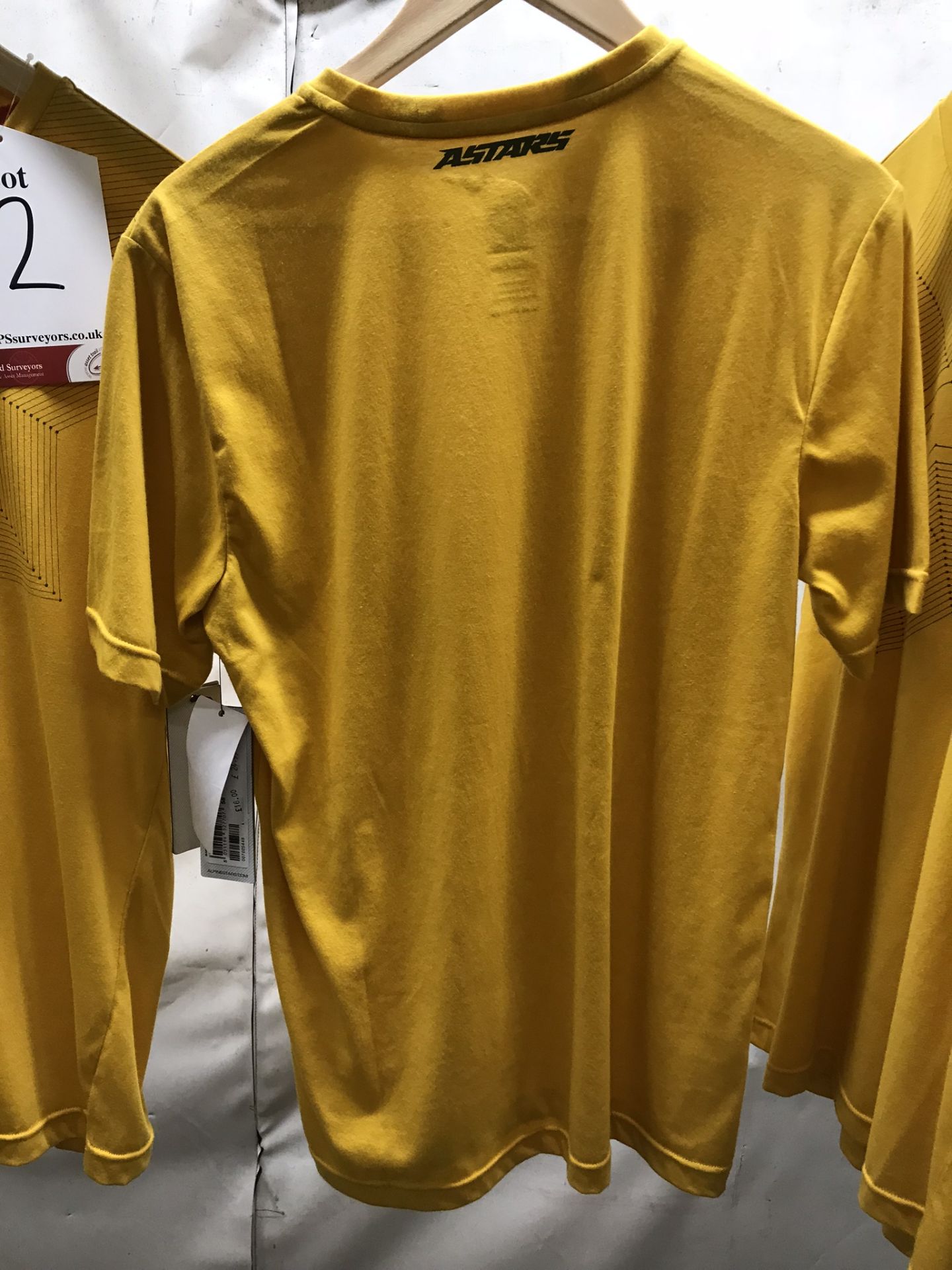4 x Alpinestars Men's Manual T-Shirts - Dark Yellow - RRP £100.00 - Various sizes - Image 6 of 8