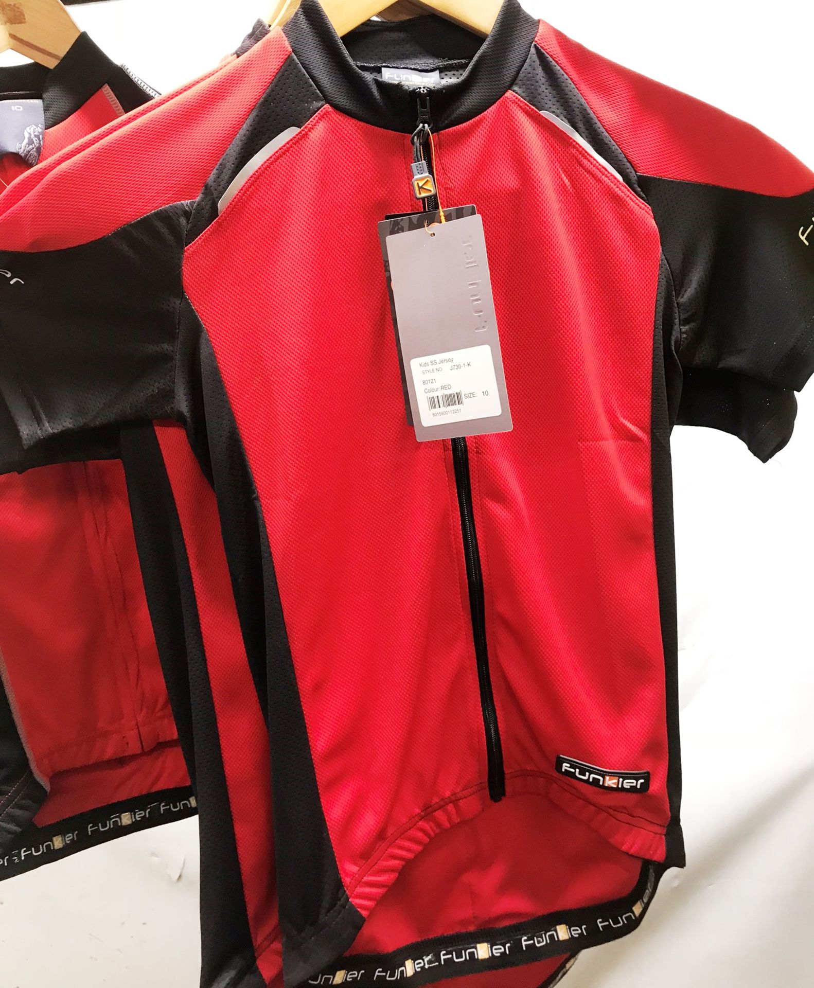 13 x Kids Funkier Short Sleeve Cycling Jerseys - Various Styles - Sizes: 8yr - 14yr - Bild 4 aus 8