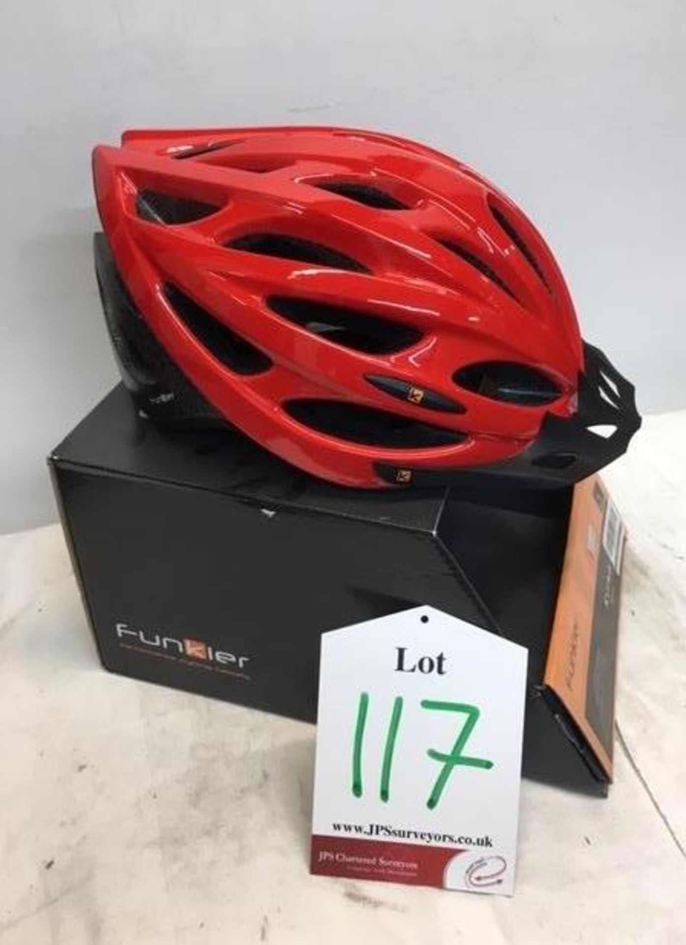 Funkier Kursa Leisure Cycling Helmet in Red/Black | 58-61cm | RRP £17.73