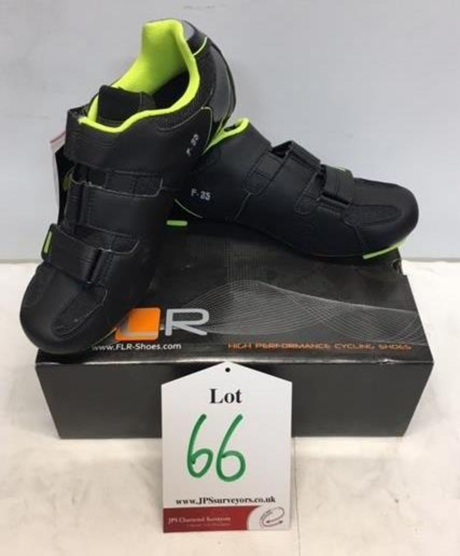 FLR F-35.III Road Shoes in Matt Black/Neon Trim | EUR 42 | RRP £42.09