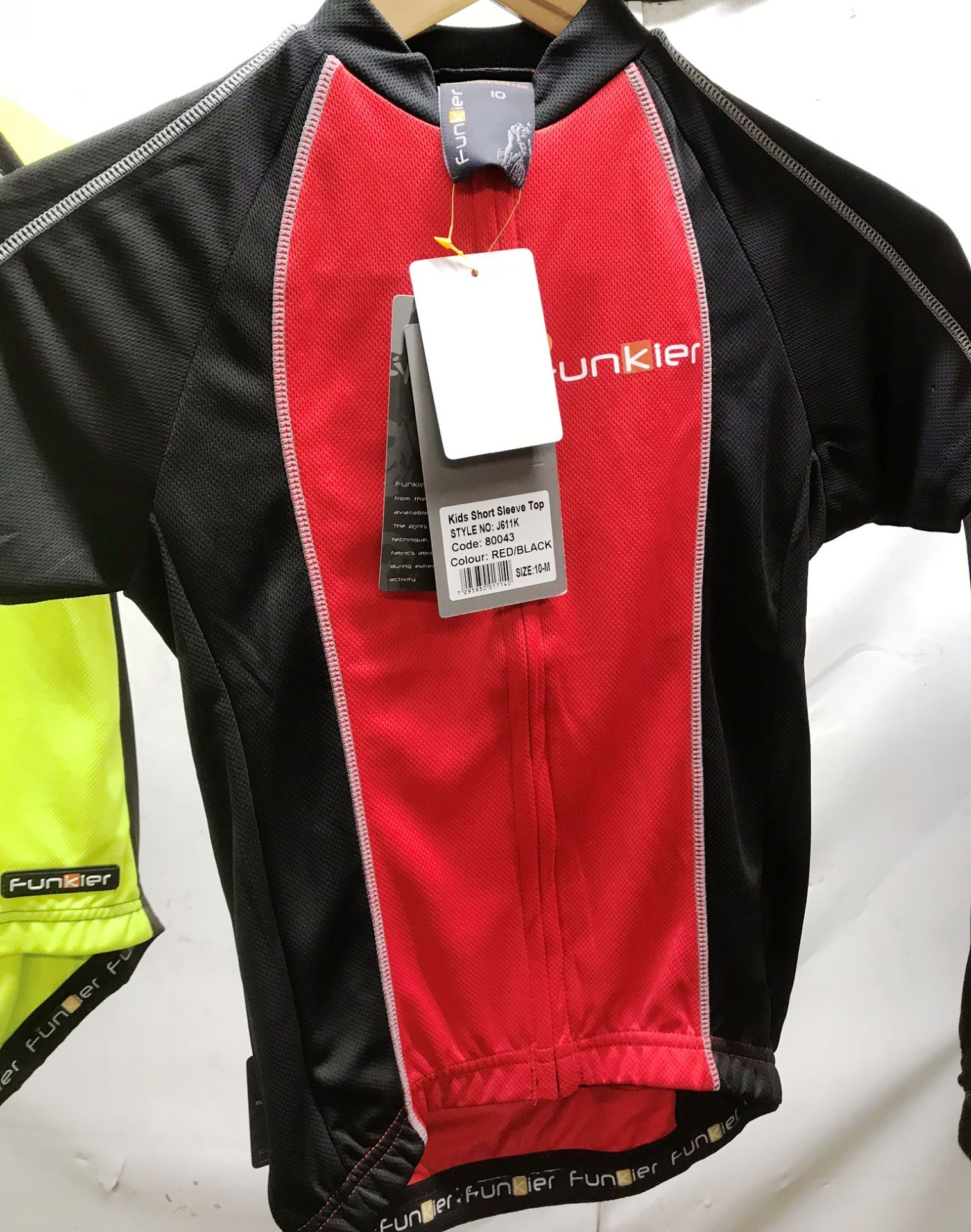 13 x Kids Funkier Short Sleeve Cycling Jerseys - Various Styles - Sizes: 8yr - 14yr - Image 3 of 8