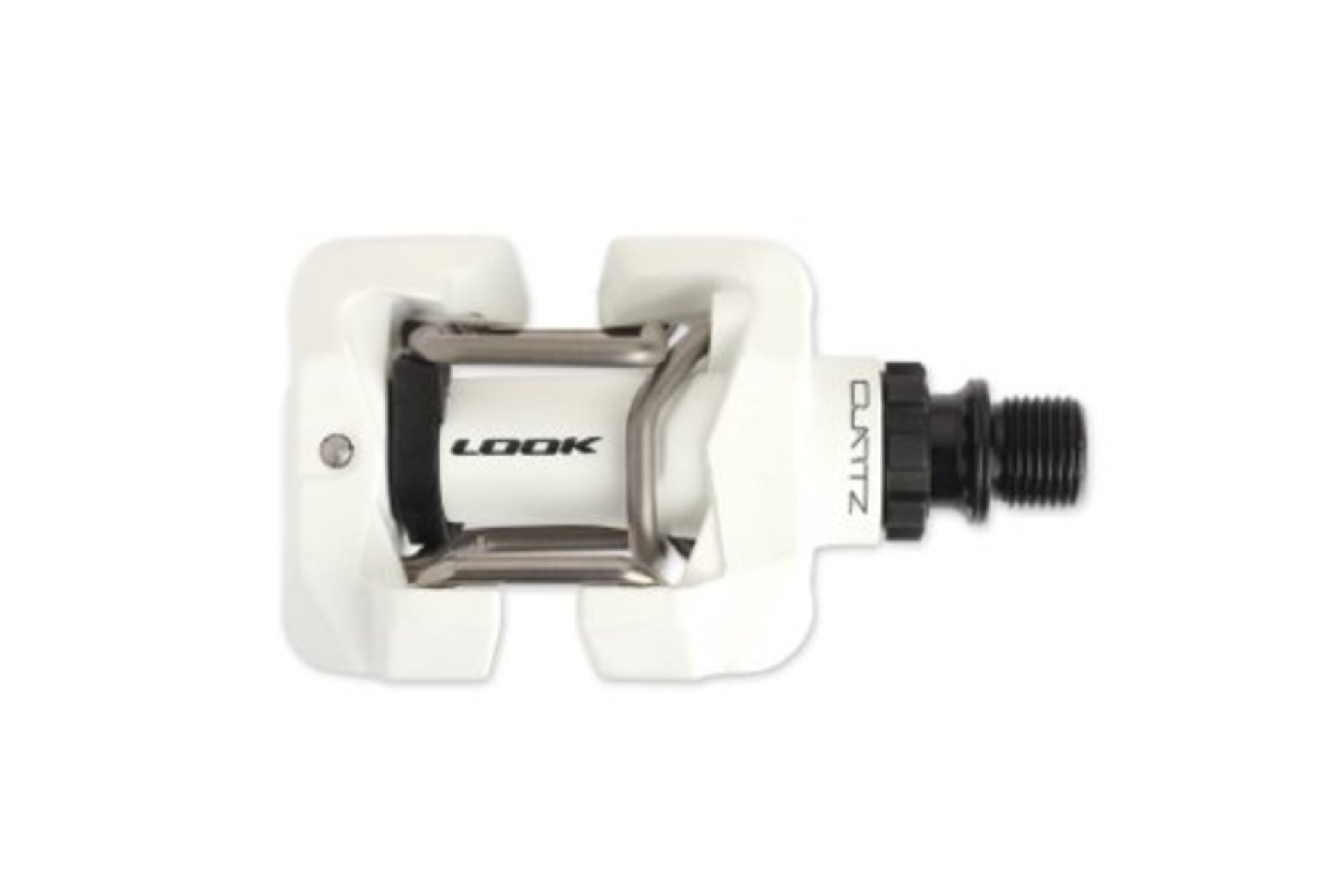 Look Quartz Pedal Cromo Axle with Cleat in White | RRP £40.00