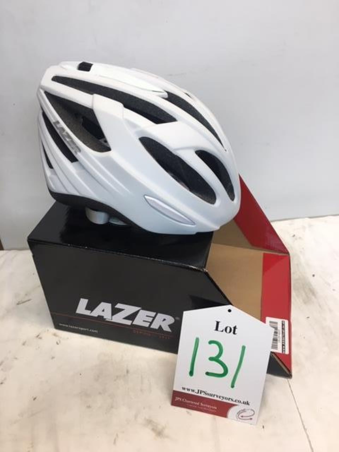 Lazer Mens Neon Cycling Helmet in Matt White | 55-61cm | 2015 | RRP £50.00