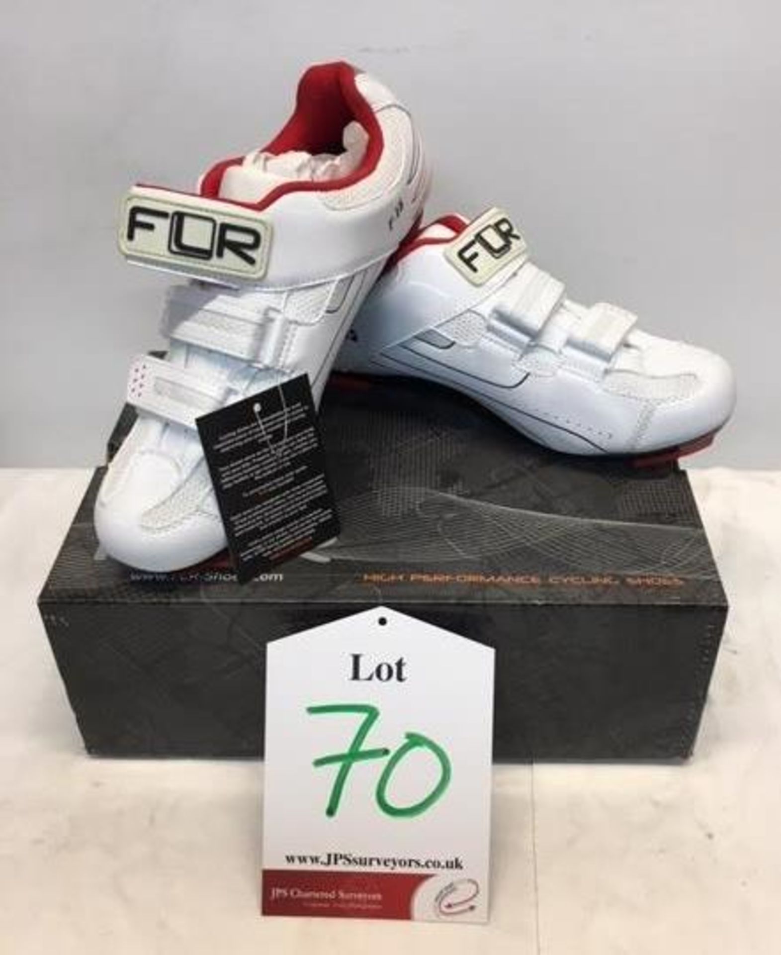 FLR F-15.II Road Race Shoes in Gloss White | EUR 41 | RRP £60.00