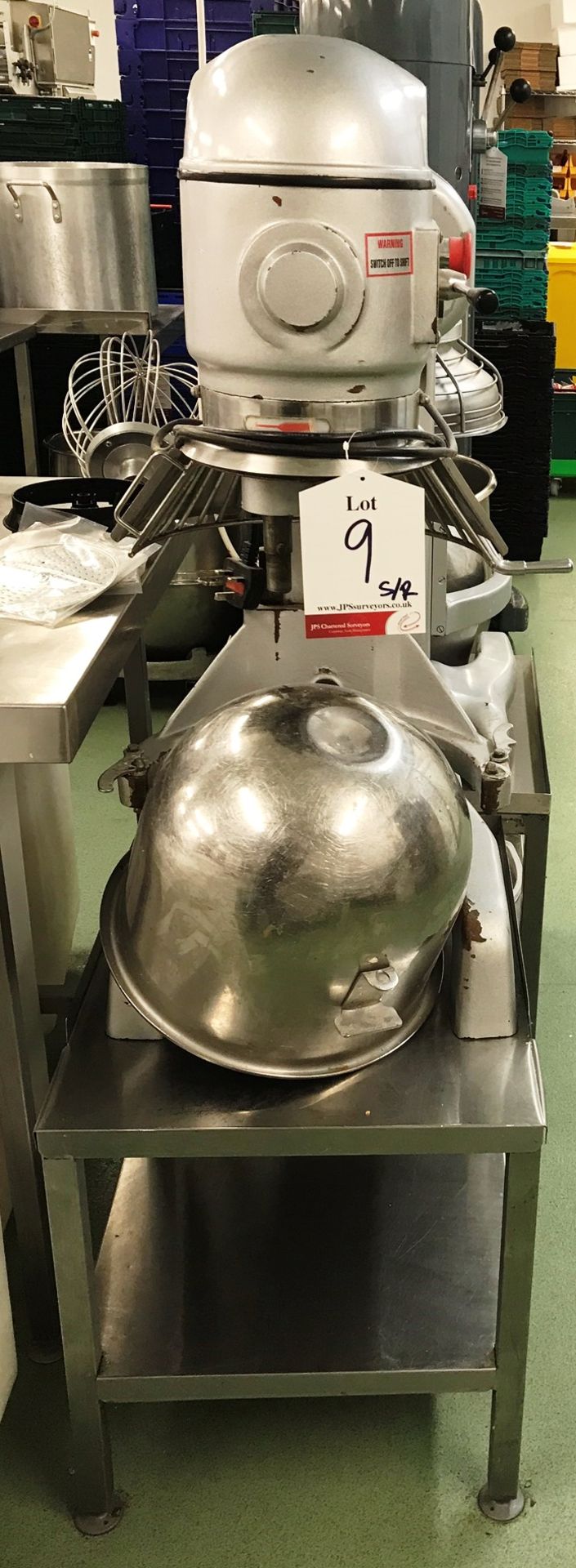 Blue Seal XPBM20AT 20L Planetary Mixer on Stainless Steel Stand |ADVISED TO BE FOR SPARES & REPAIRS - Image 3 of 3