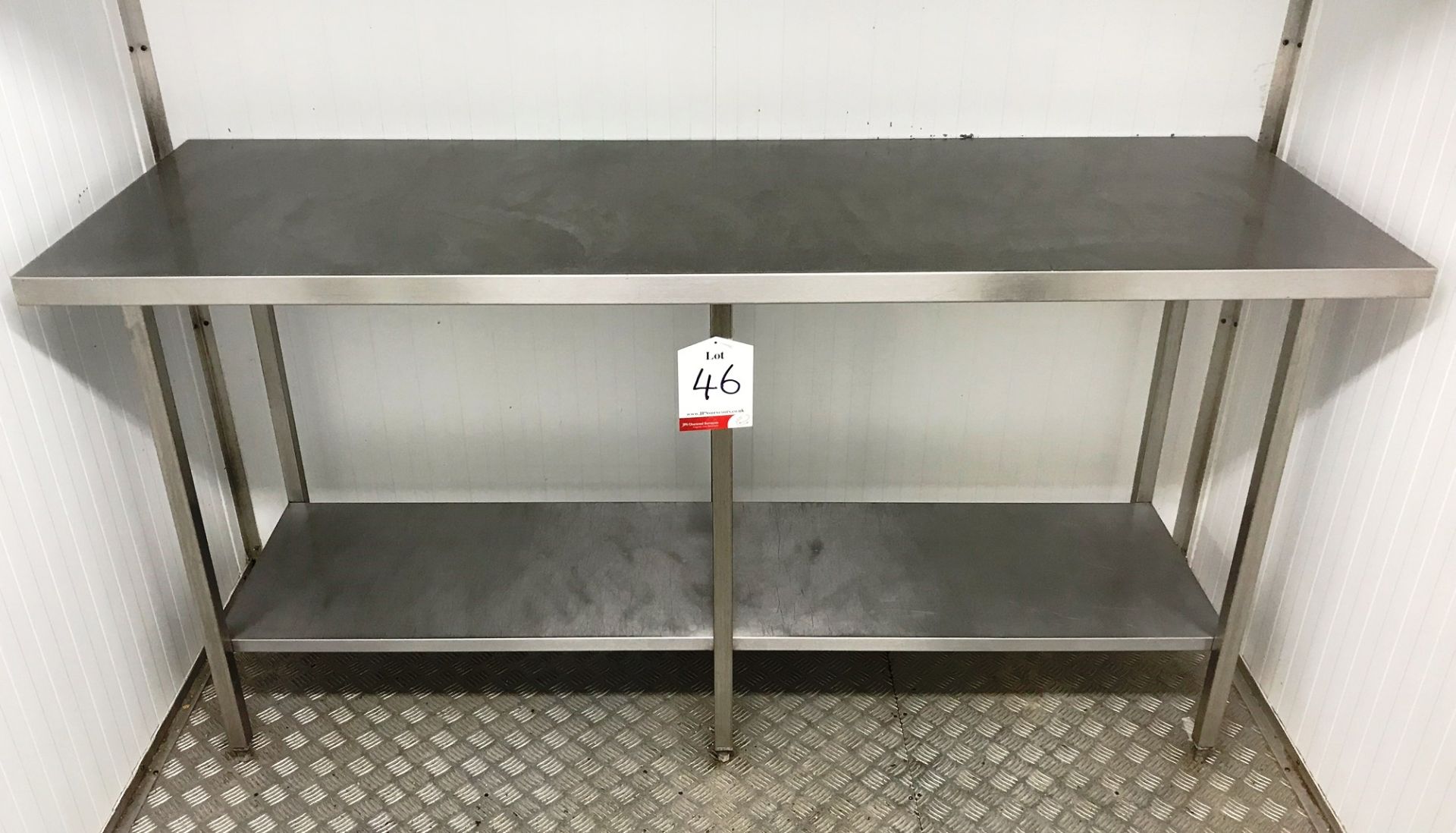 Stainless Steel Preparation Table w/ Undershelf - 1800mm Length