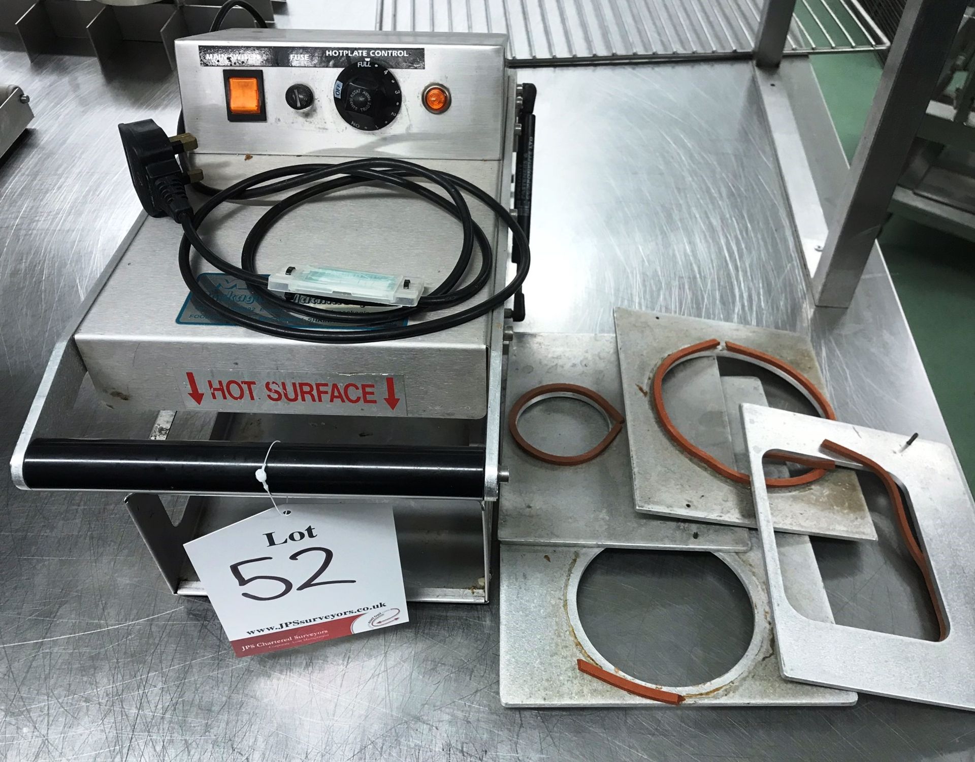 Mantle Packaging VS300 Tray Lidding Machine w/ Various Die Plates