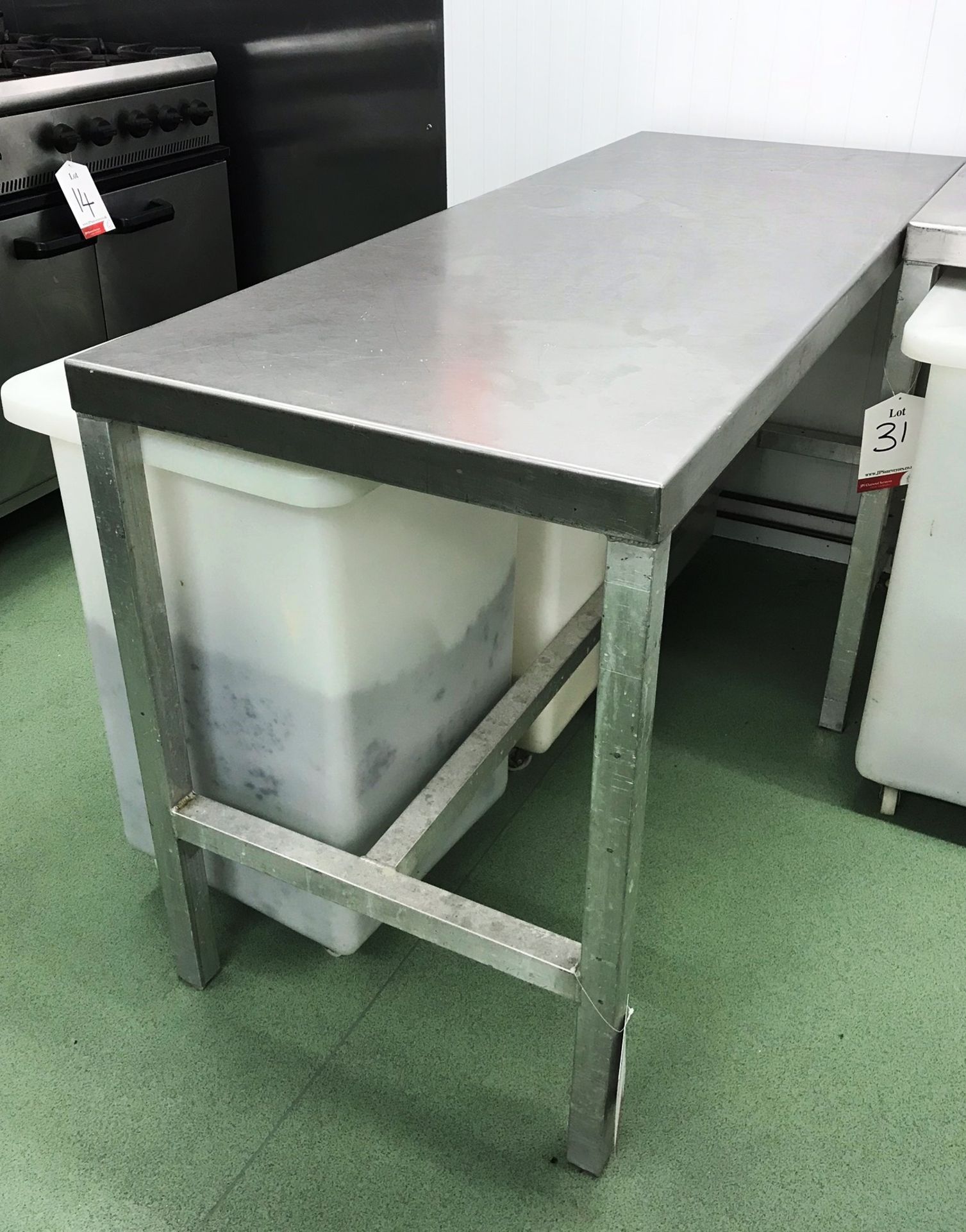 Stainless Steel Preparation Table - 1520mm Length