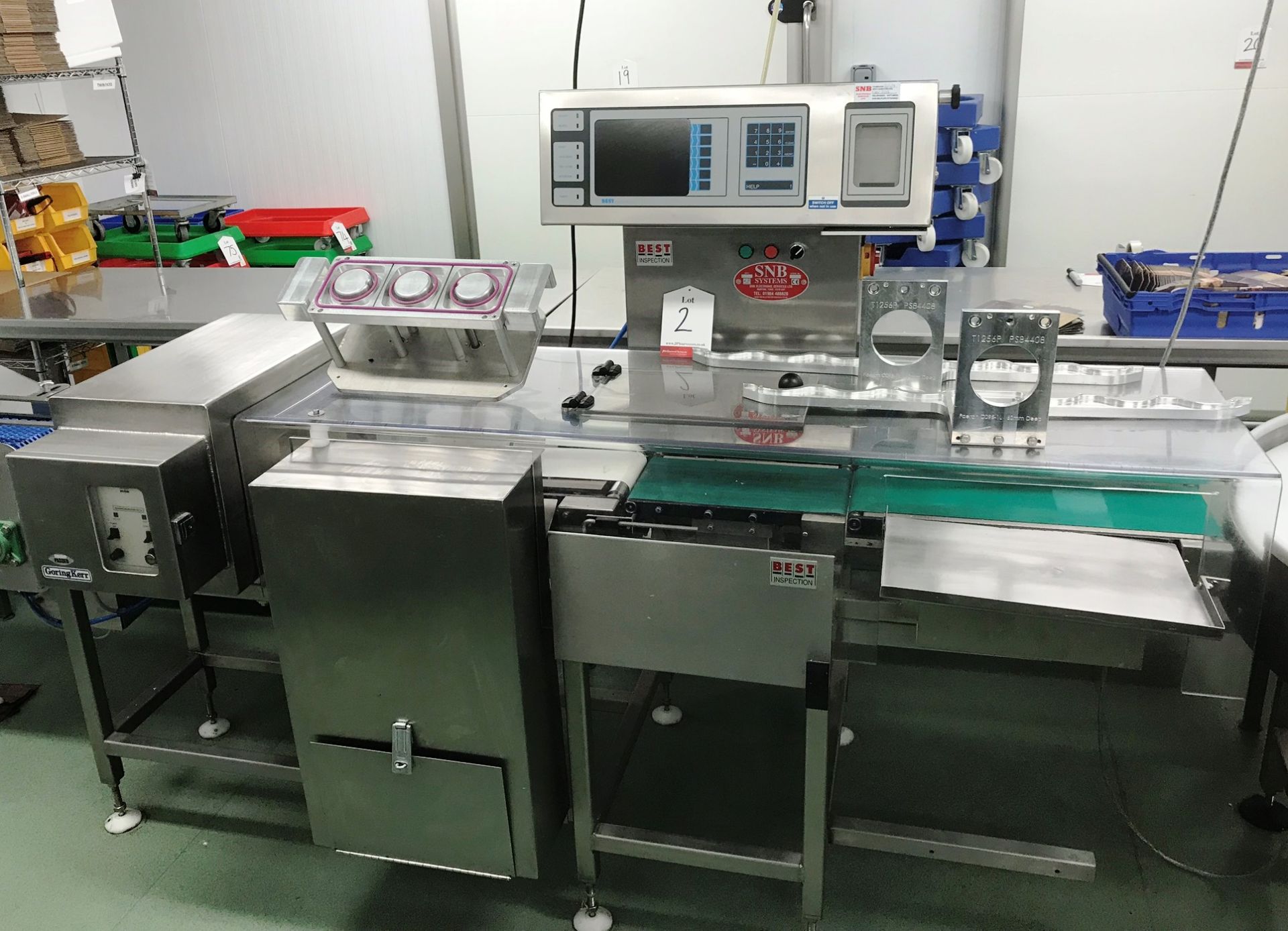 Best Inspection D30 In-Line Goring Kerr Metal Detector w/ SNB Checkweigher | YOM: 2009