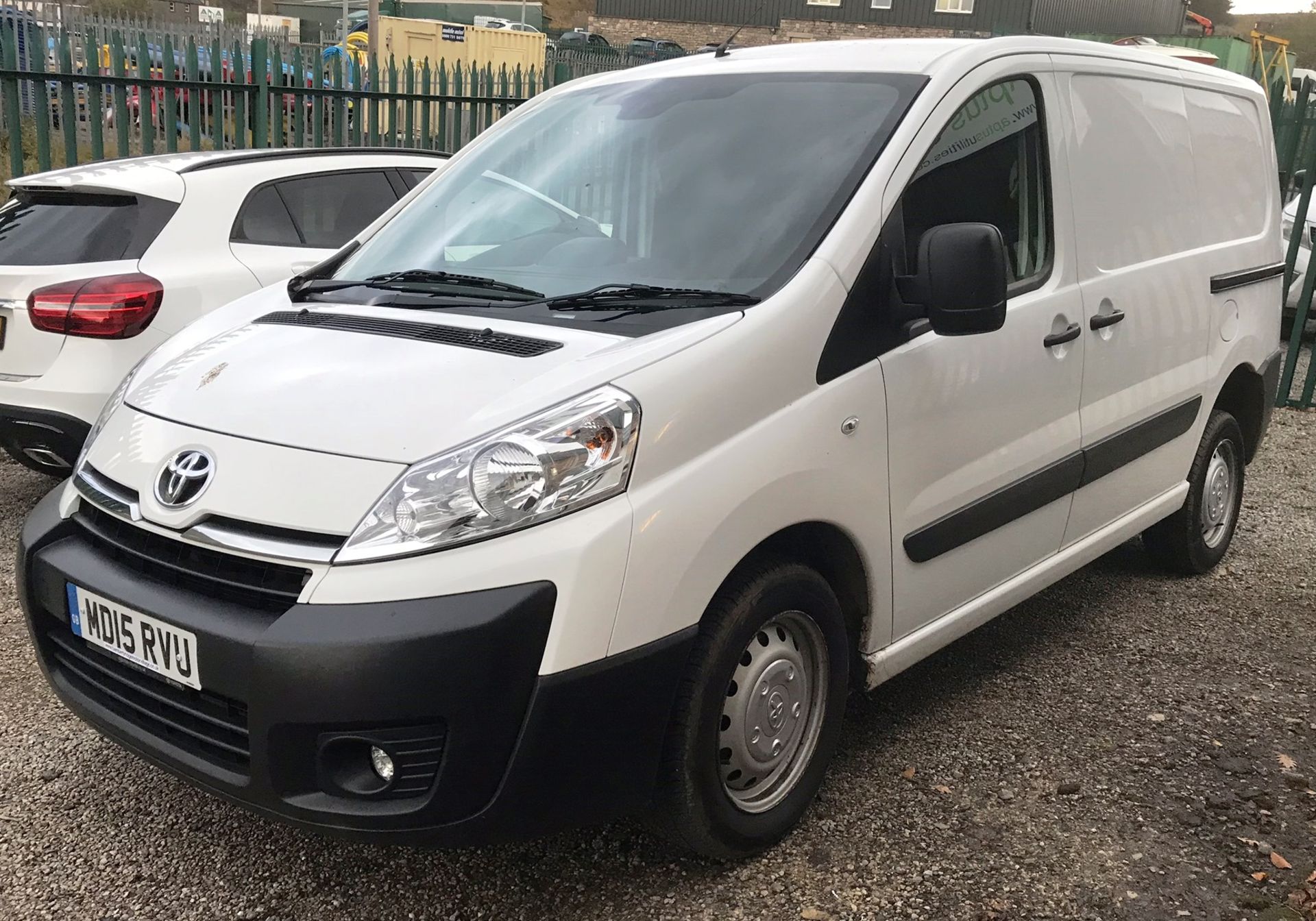 White Toyota Proace 1200 L1H1 HDI Panel Van | Reg: MD15 RVU | Mileage: 55,708