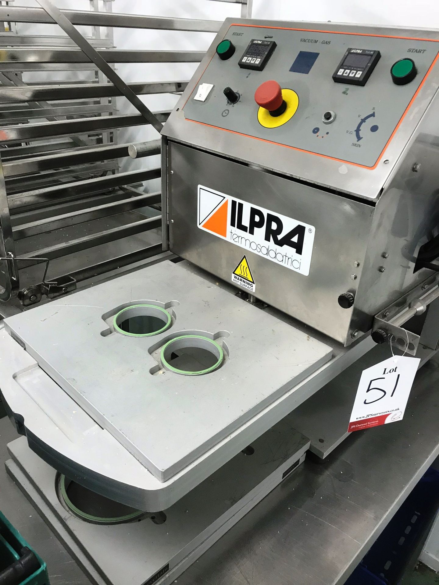 Ilpra Foodpack Basic Table Top Tray Packaging Machine | YOM: 2000 - Bild 3 aus 6