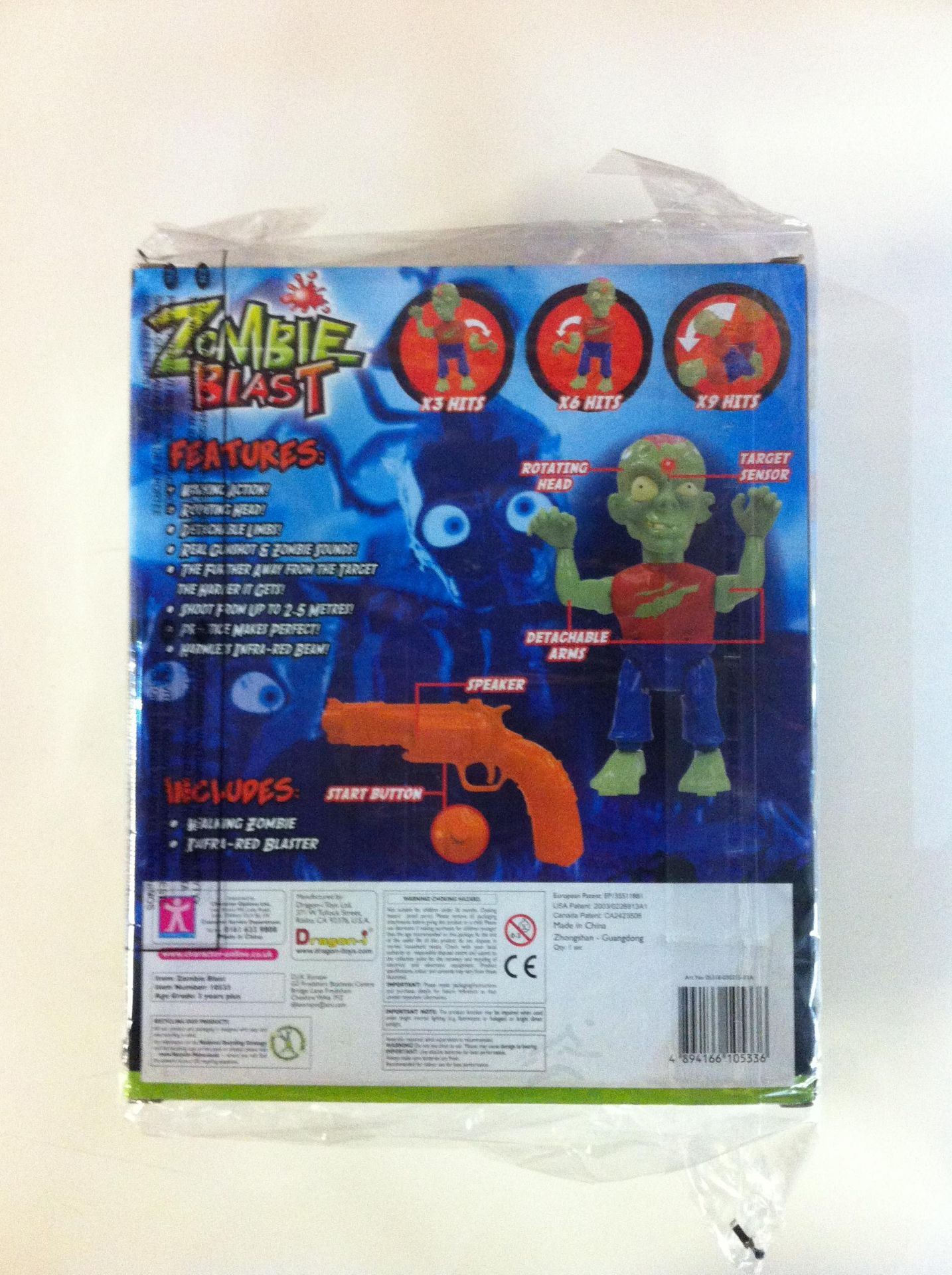 289 x Zombie Blast Interactive Shoot Up Laser Game - Image 2 of 2