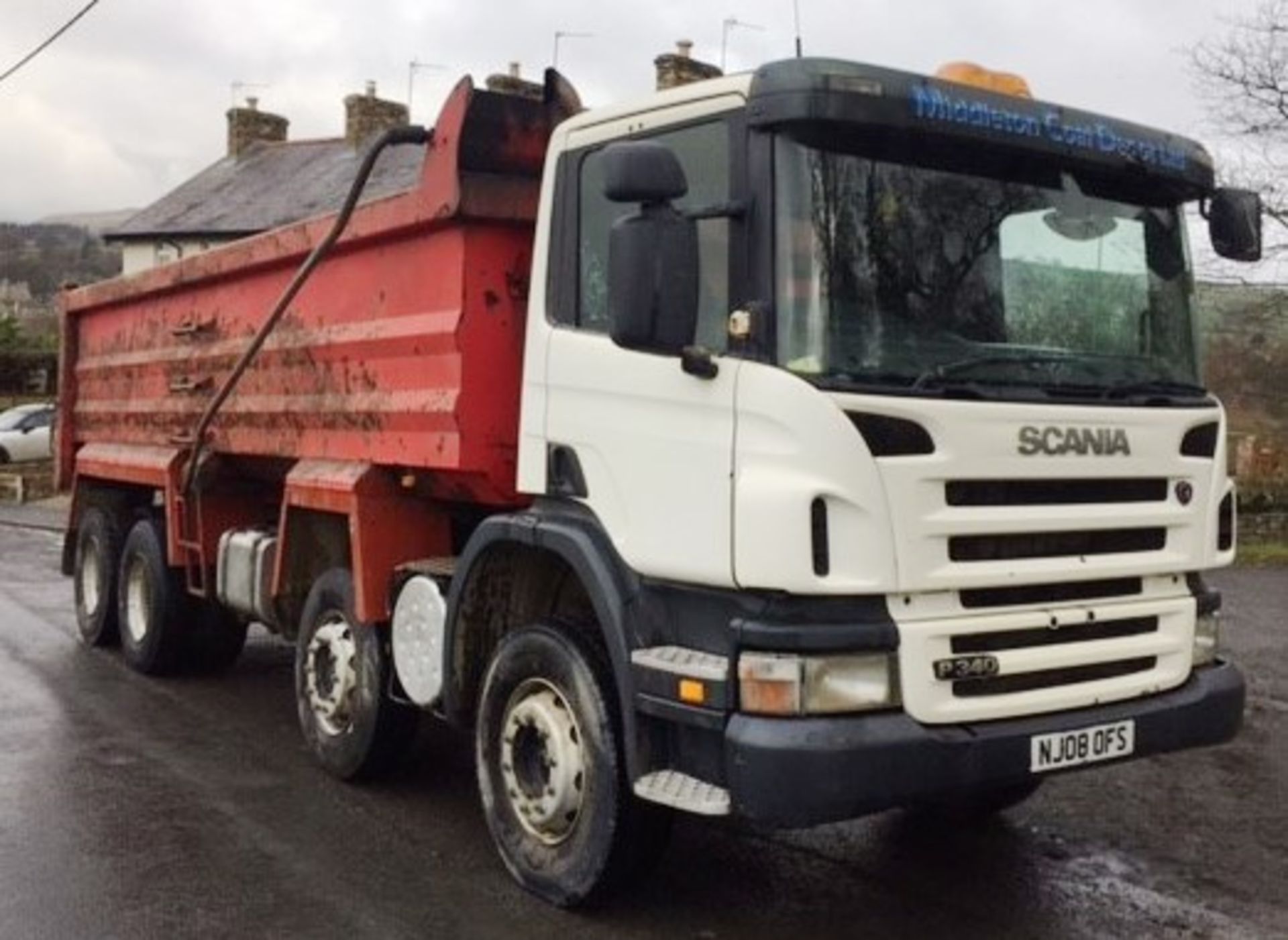 2008 | Scania P340 Cab w/ Tipper Steel Body | 578,000km