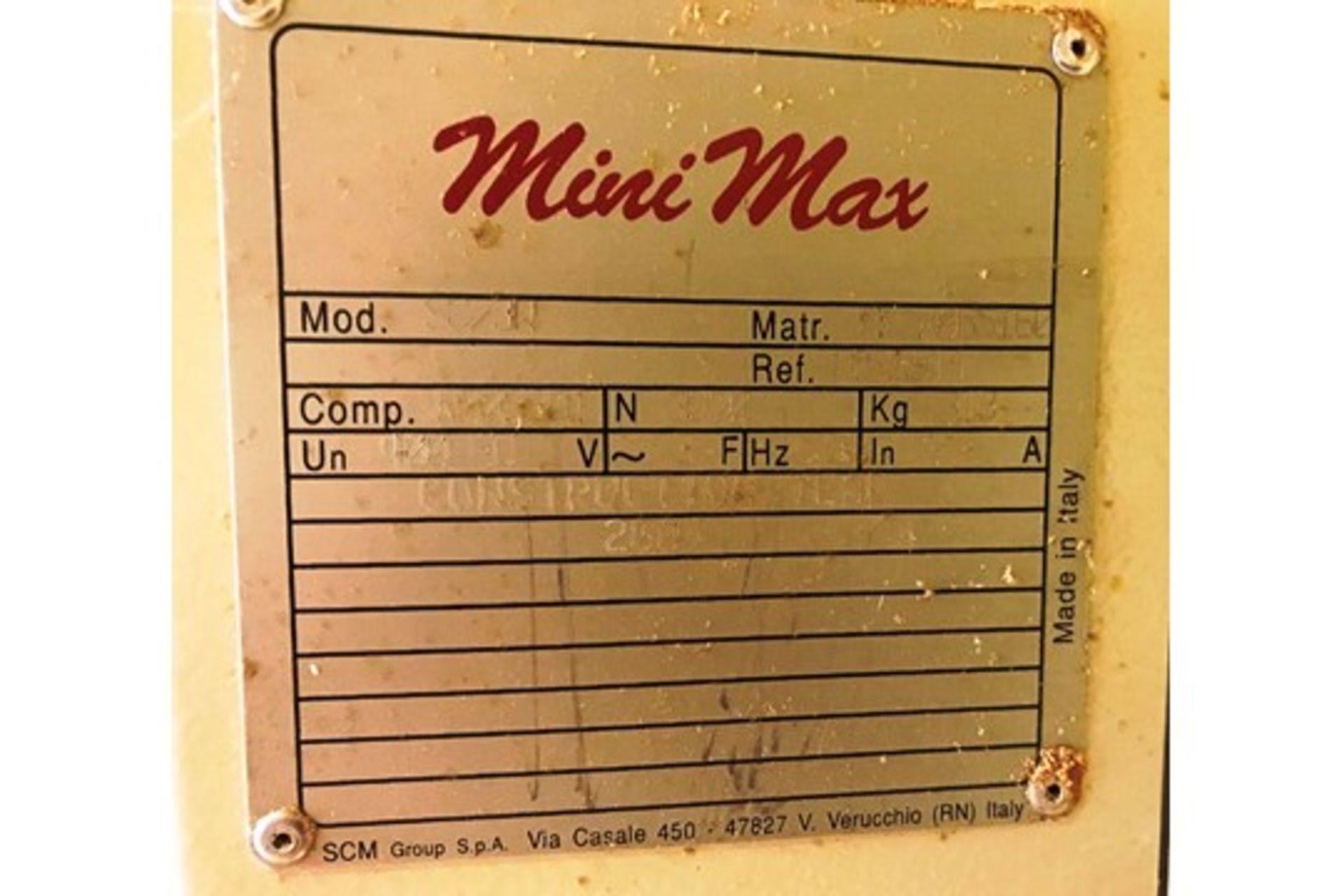 SCM Mini Max SC3W Panel Saw | YOM: 2003 - Image 3 of 5