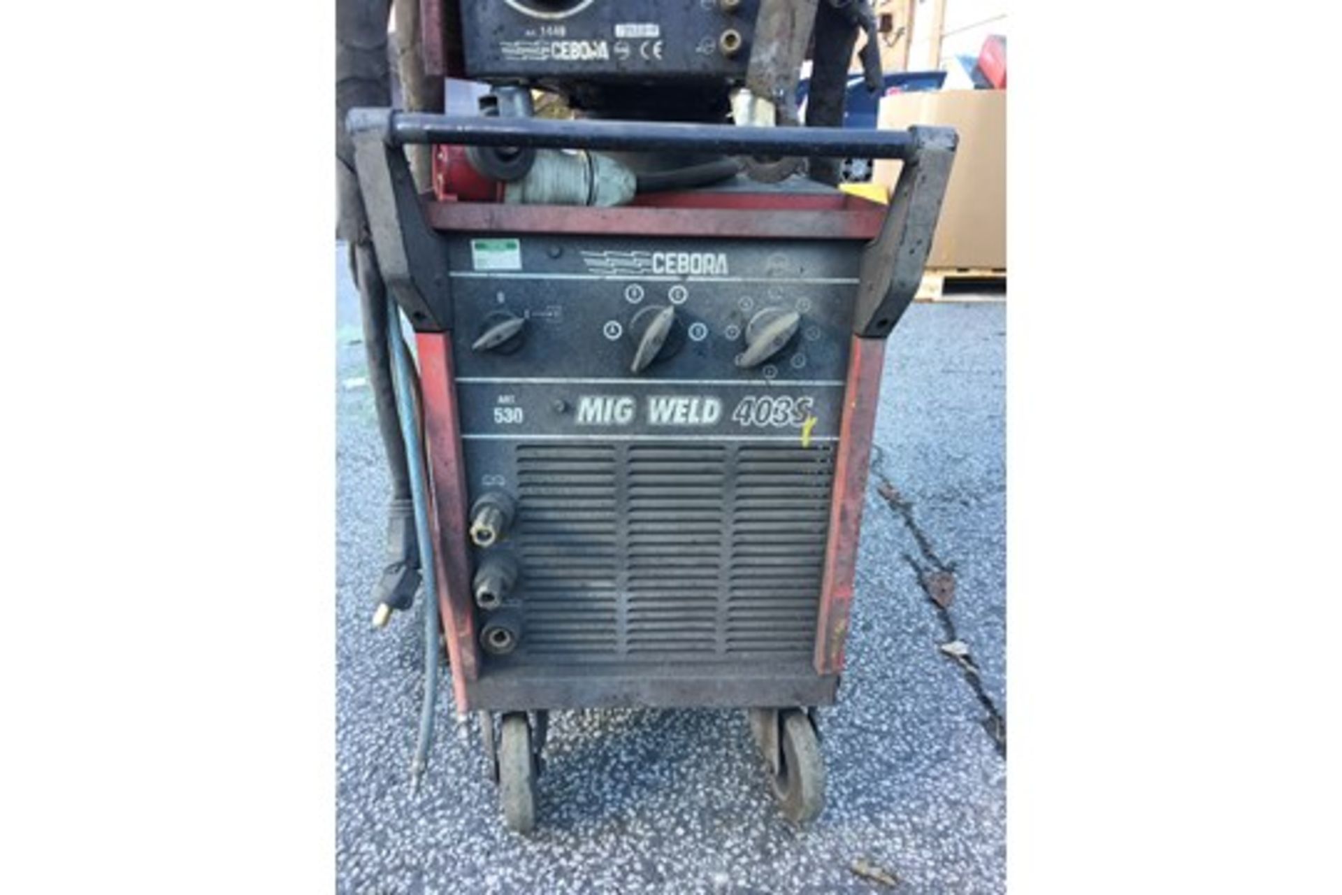 Cebora 403S MIG Welder w/ TFA4 Wire Feeder - Image 4 of 5