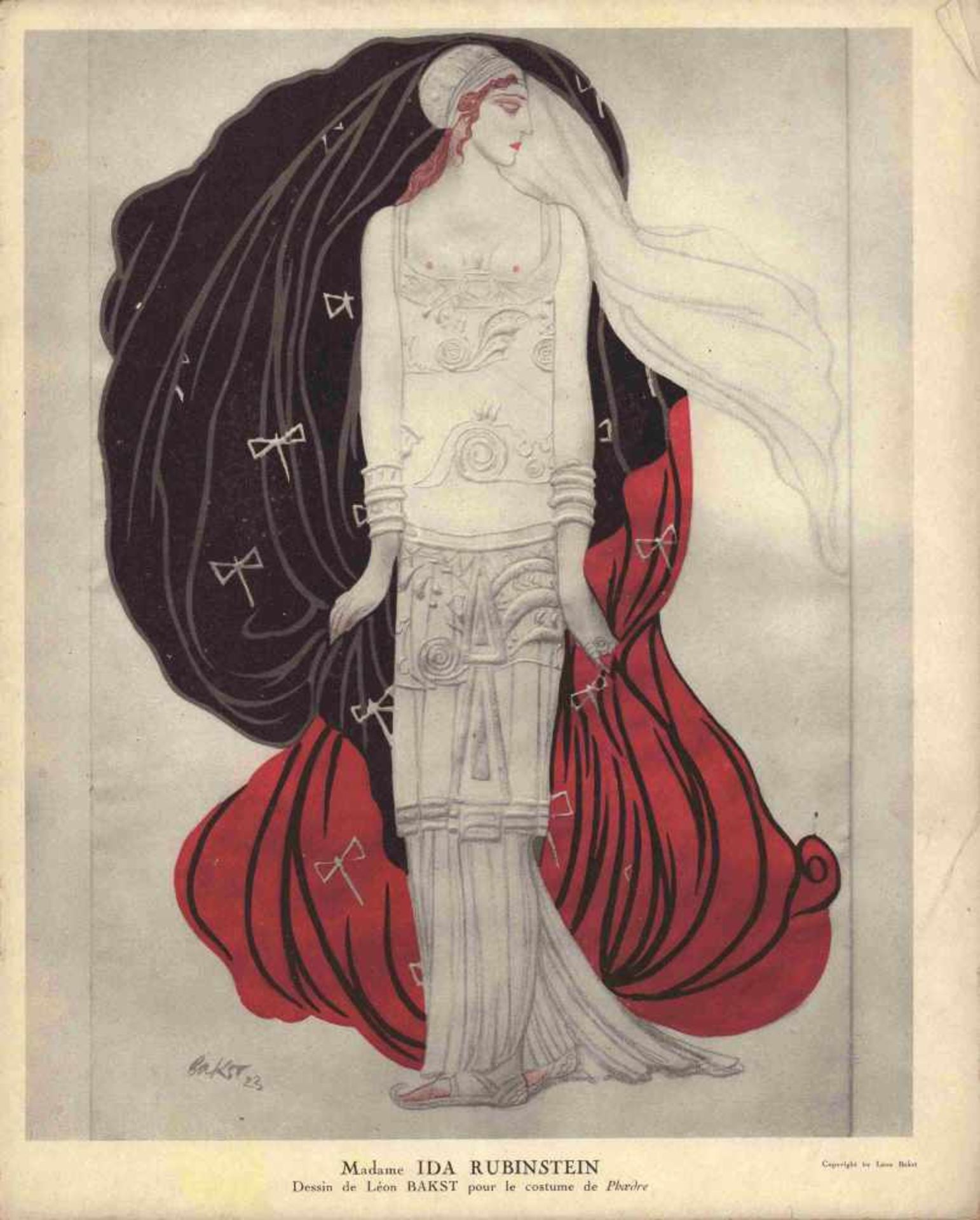 [BALLETS RUSSES, IDA RUBINSTEIN, BAKST] Offizielles Programmheft: „La Pisanelle ou La Mort Parfumee“ - Bild 4 aus 4