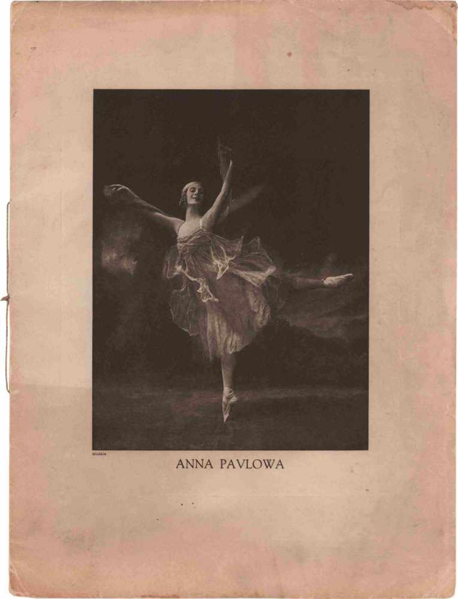 [BALLETS RUSSES, ANNA PAVLOWA] Lot aus 7 Programmheften der Auftritte von Anna Pawlowa in den USA - Bild 4 aus 12