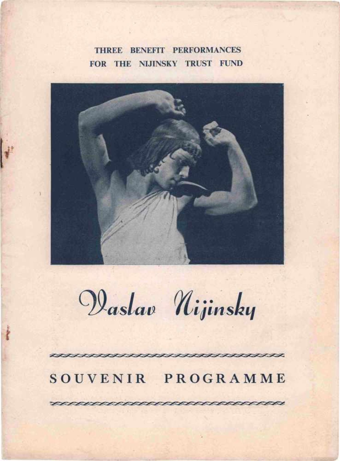 [BALLETS RUSSES, BRONISLAVA NIJINSKA] Lot aus 3 Ausgaben: A) Programmheft der Gala-Konzerte der - Bild 5 aus 6