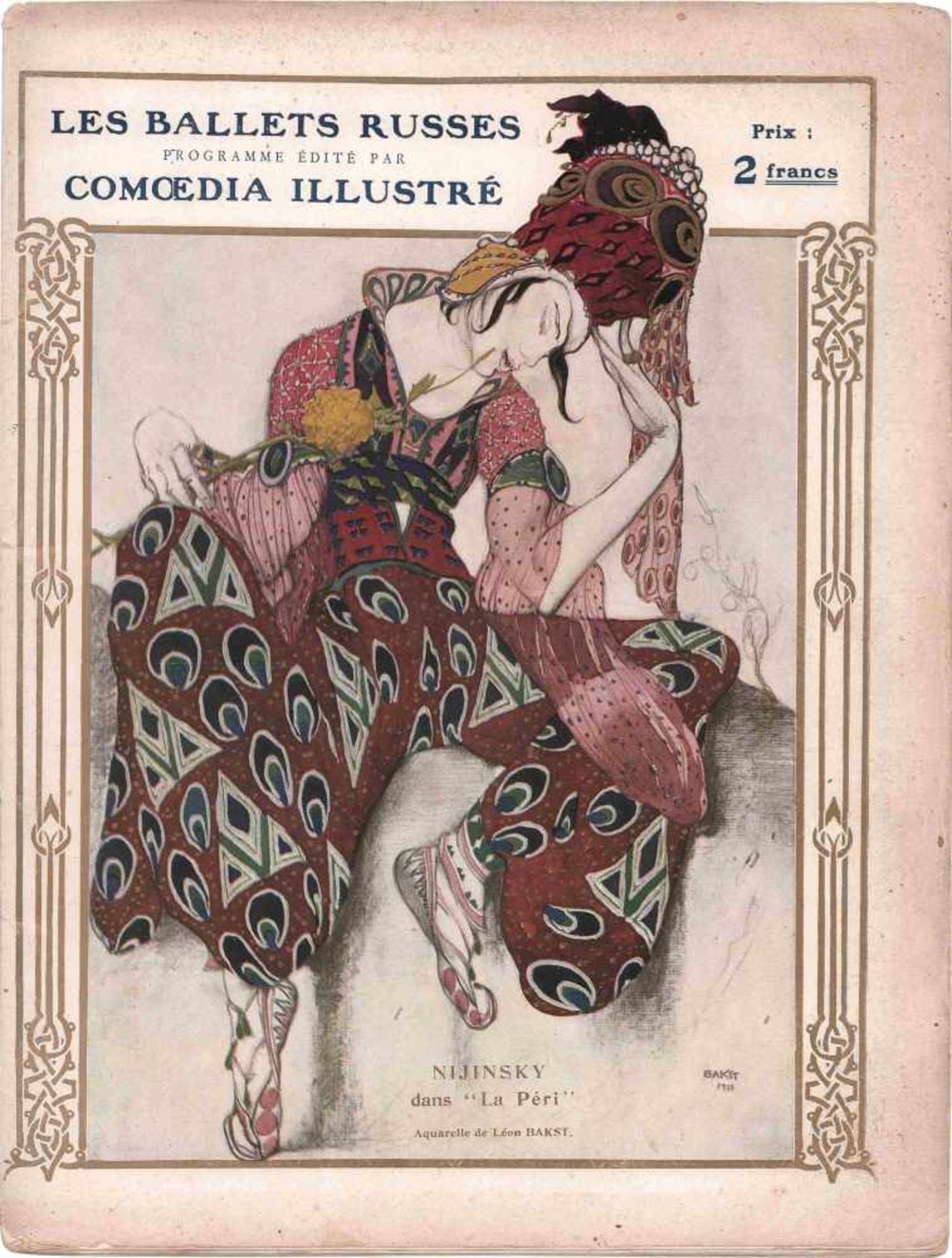 [BALLETS RUSSES, BAKST, MARTY] Zeitschrift Comoedia Illustré / Russische Saison in der Oper, Théâtre